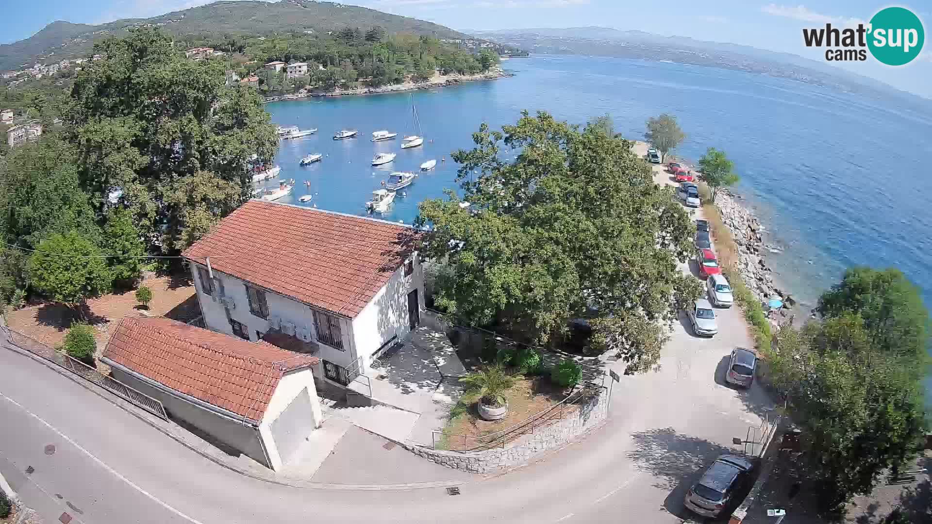Webcam port d’Ika – Vue en direct et lumières d’Opatija