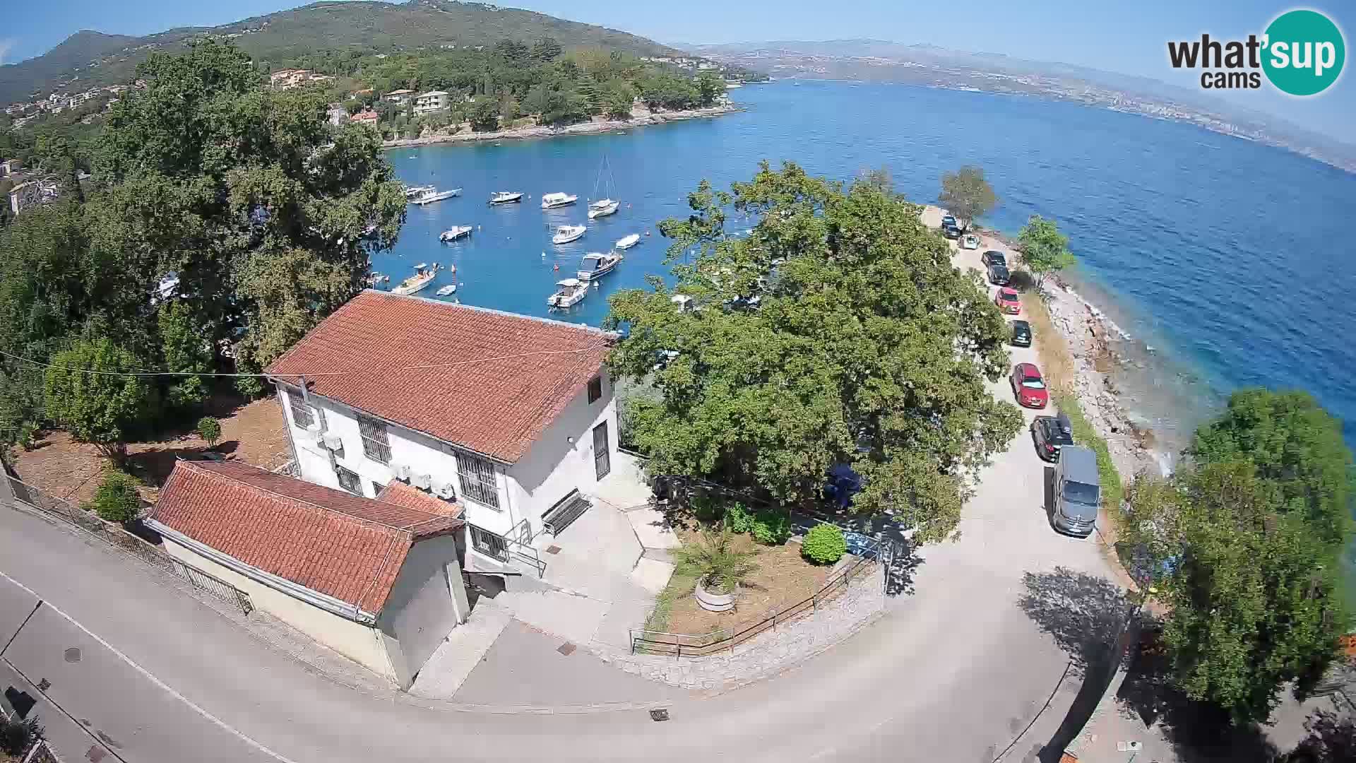 Webcam port d’Ika – Vue en direct et lumières d’Opatija