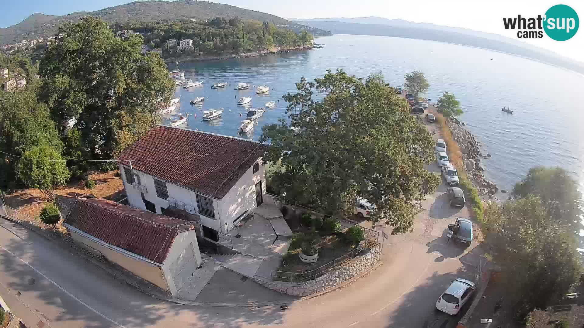 Webcam porto Ika – Vista LIVE sul porto e le luci di Opatija