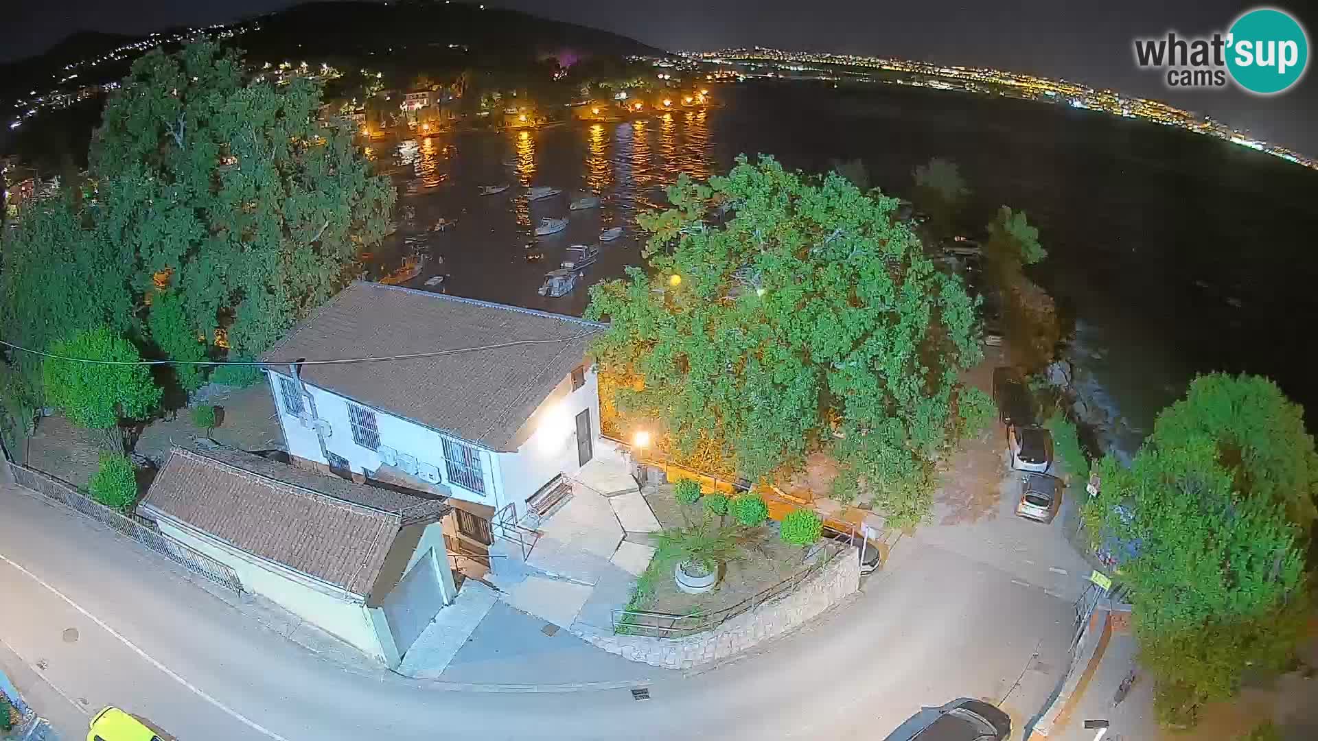 Webcam Ika Hafen – LIVE Blick auf den Hafen und die Lichter von Opatija