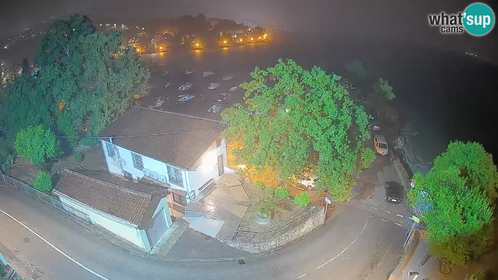 Ika Harbor Webcam – LIVE View of the Harbor and Opatija Lights