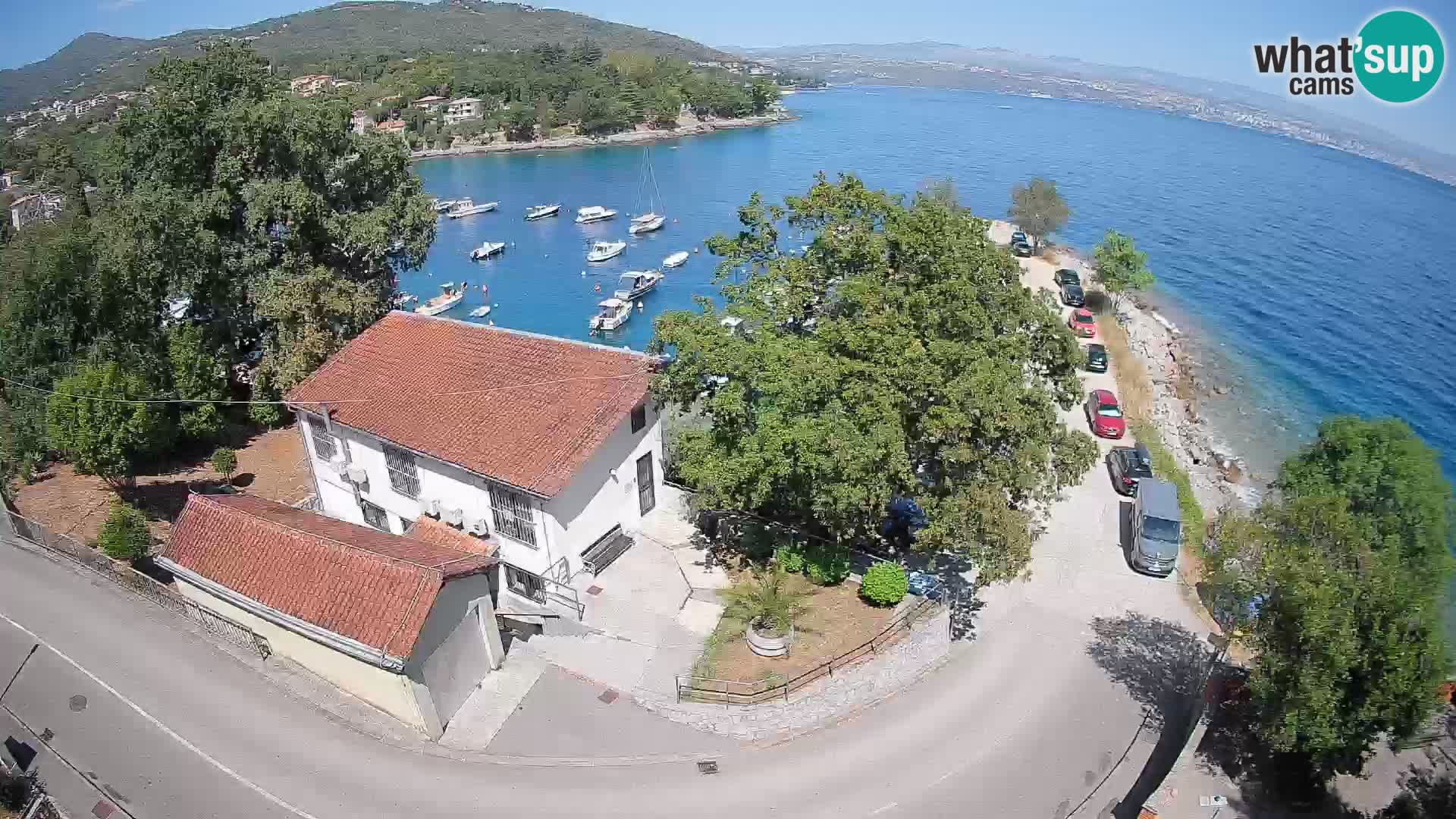 Webcam Ika Hafen – LIVE Blick auf den Hafen und die Lichter von Opatija