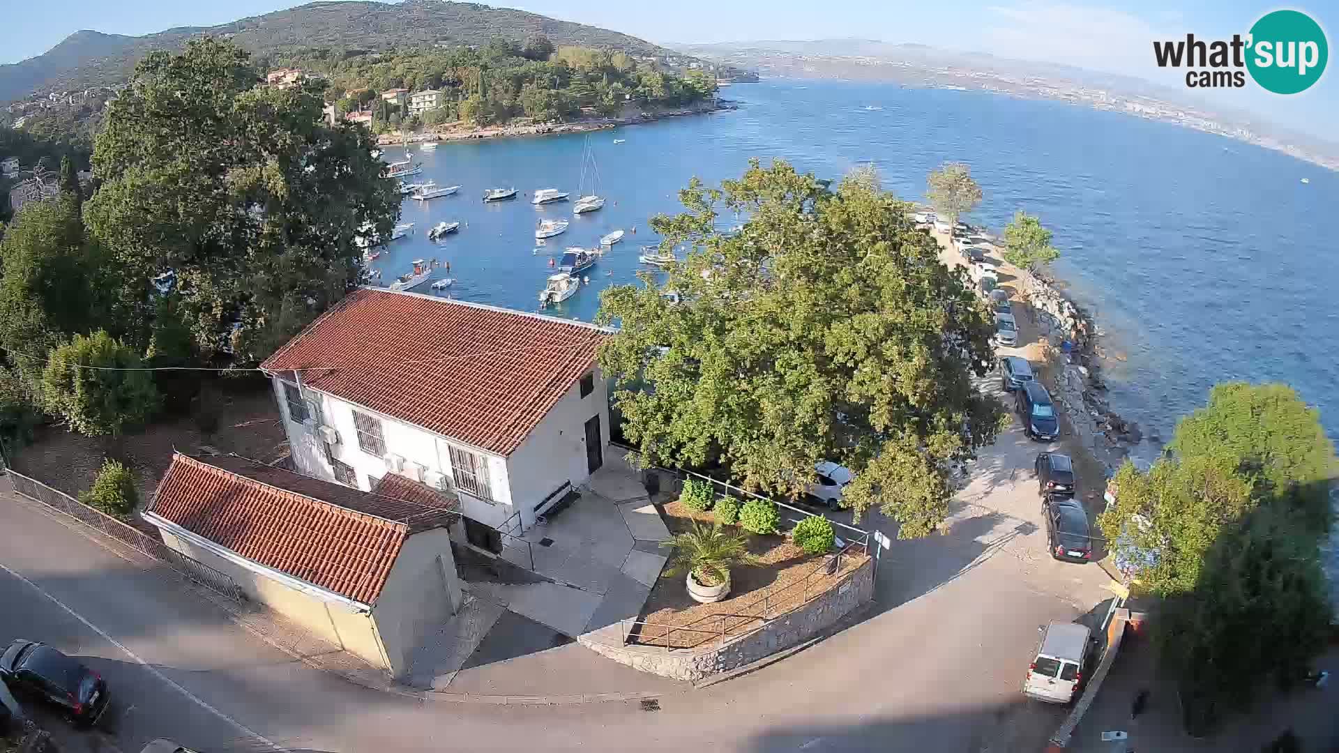Webcam Ika Hafen – LIVE Blick auf den Hafen und die Lichter von Opatija