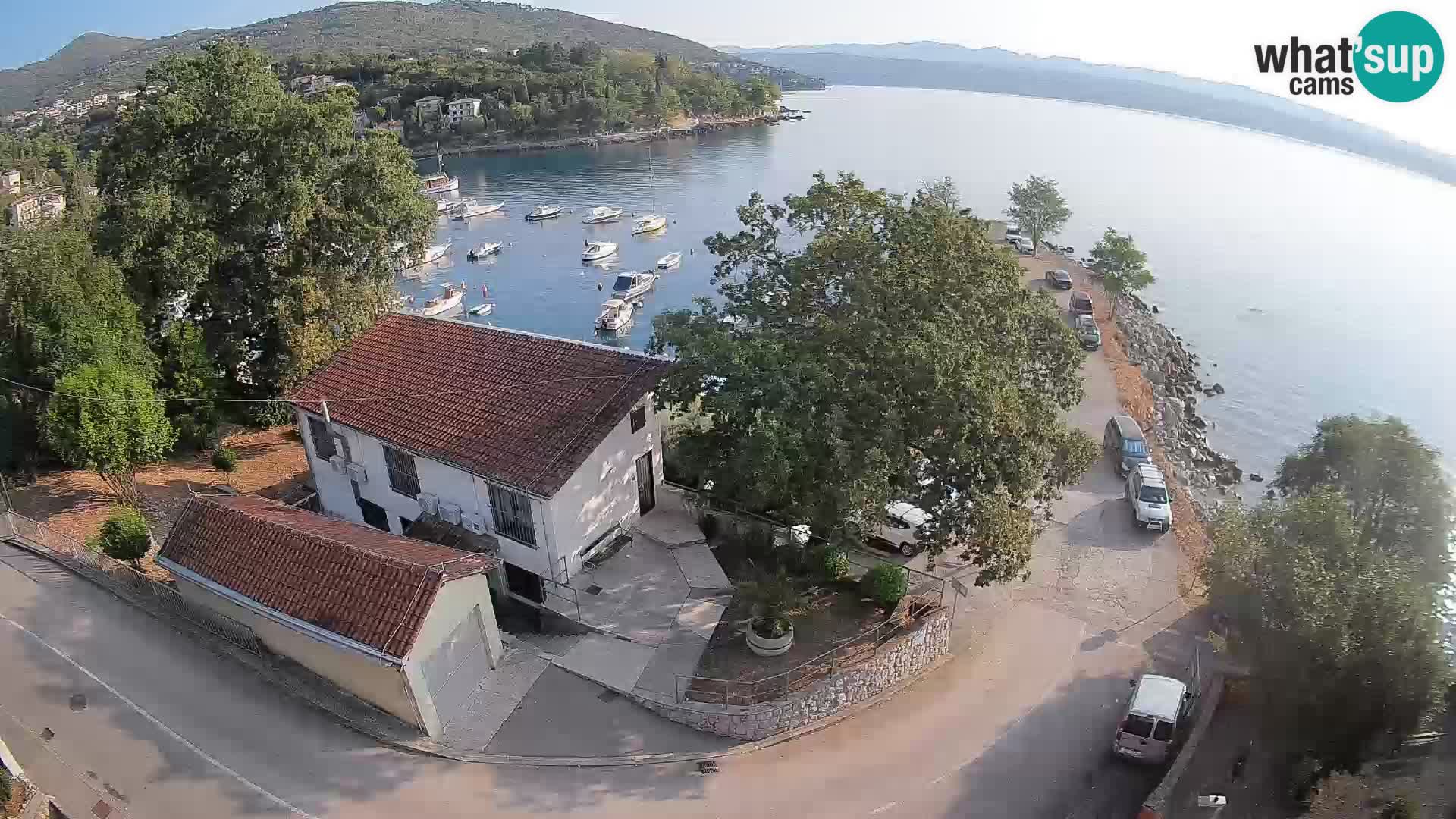 Webcam port d’Ika – Vue en direct et lumières d’Opatija