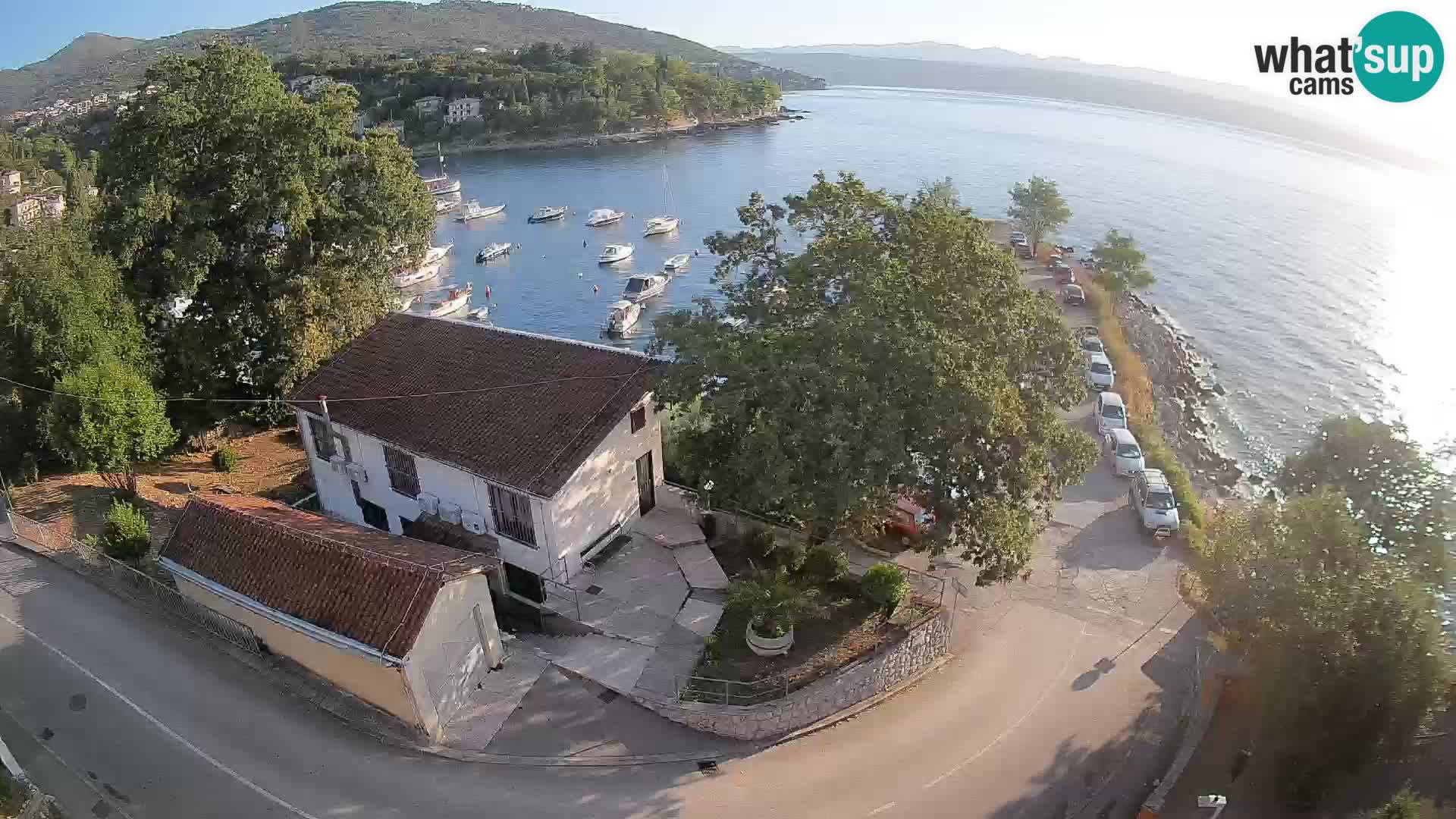 Webcam Ika Hafen – LIVE Blick auf den Hafen und die Lichter von Opatija