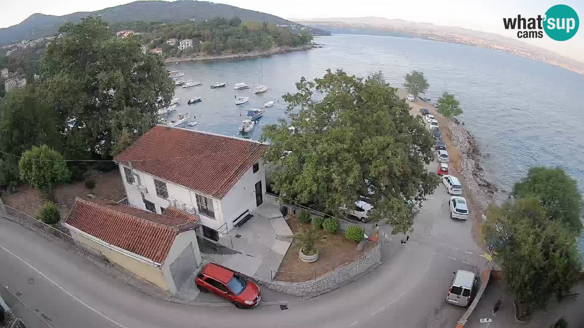 Webcam port d’Ika – Vue en direct et lumières d’Opatija