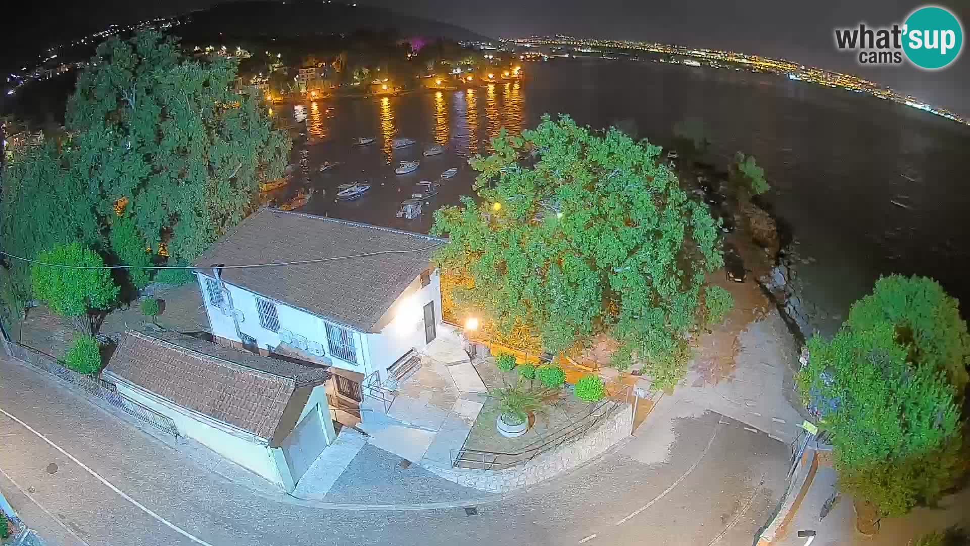 Webcam port d’Ika – Vue en direct et lumières d’Opatija