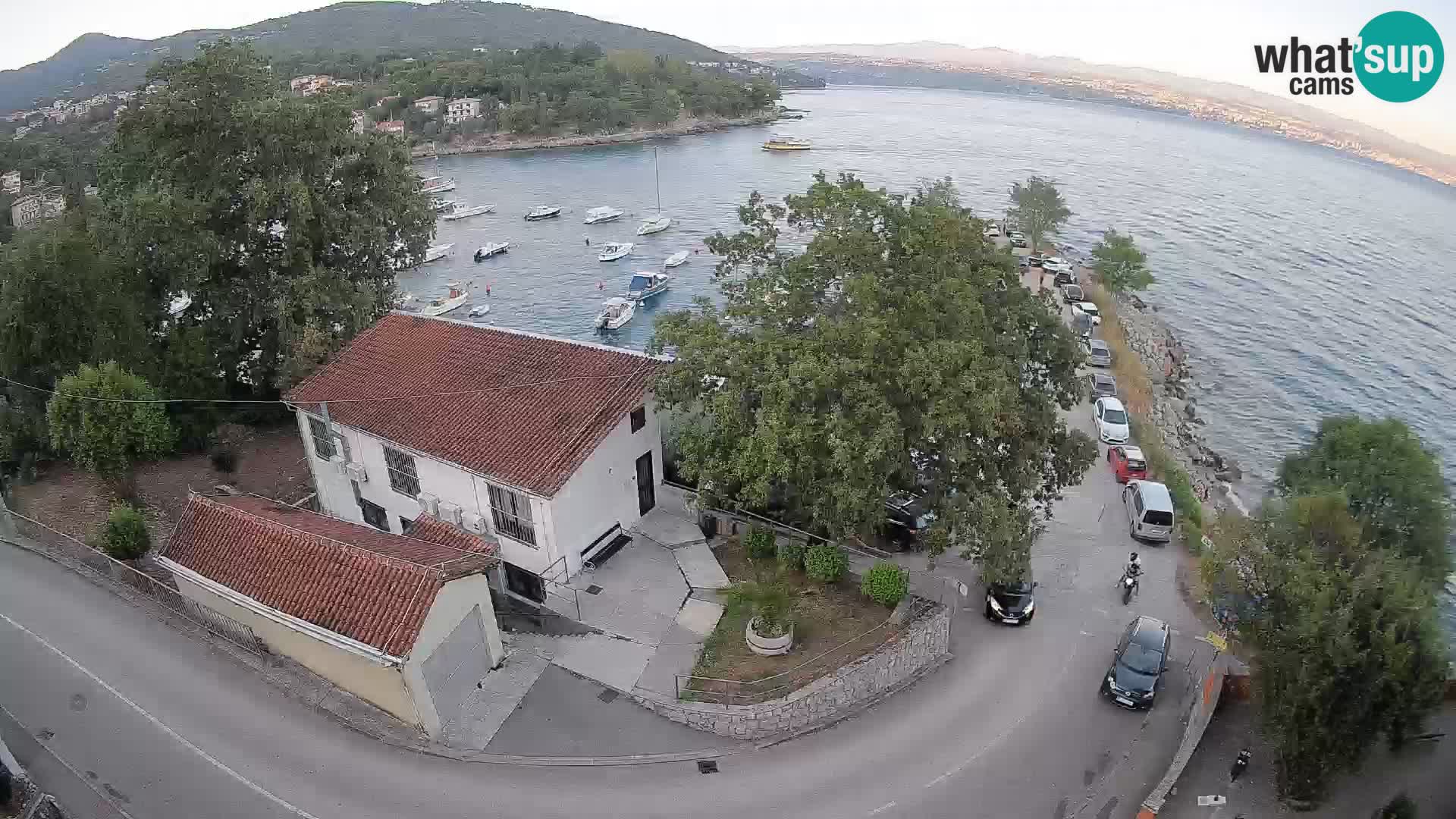 Webcam port d’Ika – Vue en direct et lumières d’Opatija