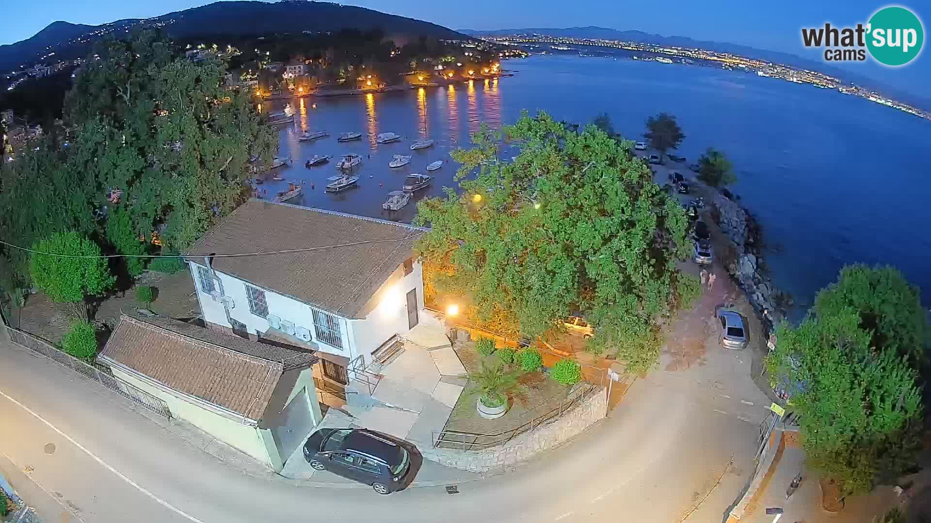 Webcam Ika Hafen – LIVE Blick auf den Hafen und die Lichter von Opatija