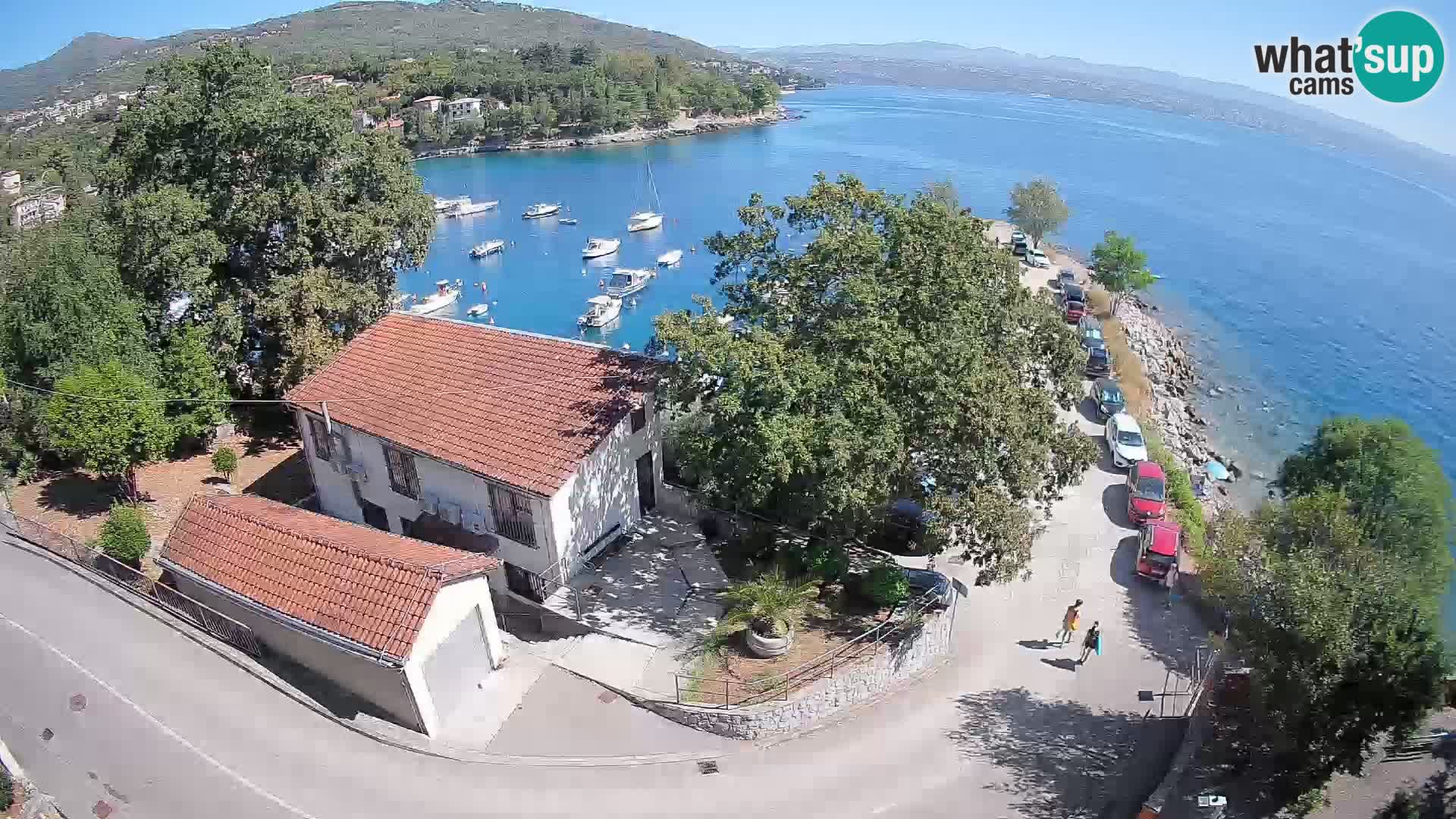 Ika Harbor Webcam – LIVE View of the Harbor and Opatija Lights