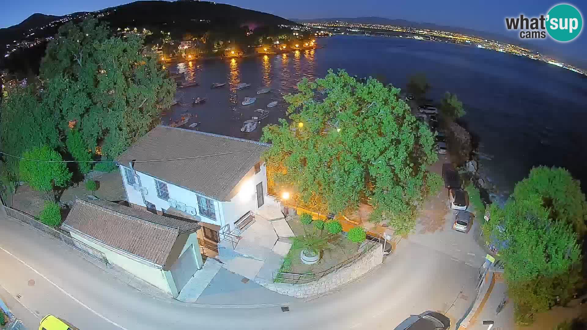 Webcam port d’Ika – Vue en direct et lumières d’Opatija
