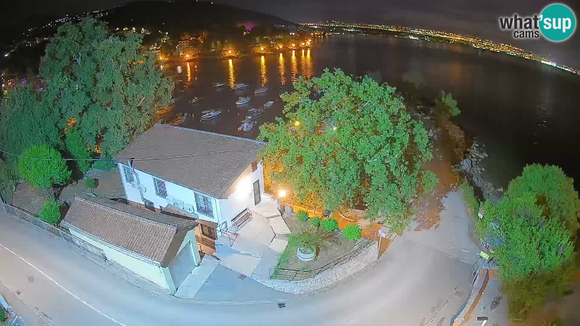 Webcam port d’Ika – Vue en direct et lumières d’Opatija