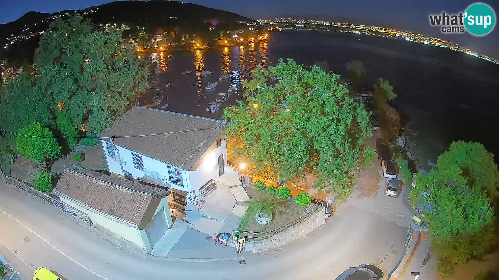 Webcam porto Ika – Vista LIVE sul porto e le luci di Opatija