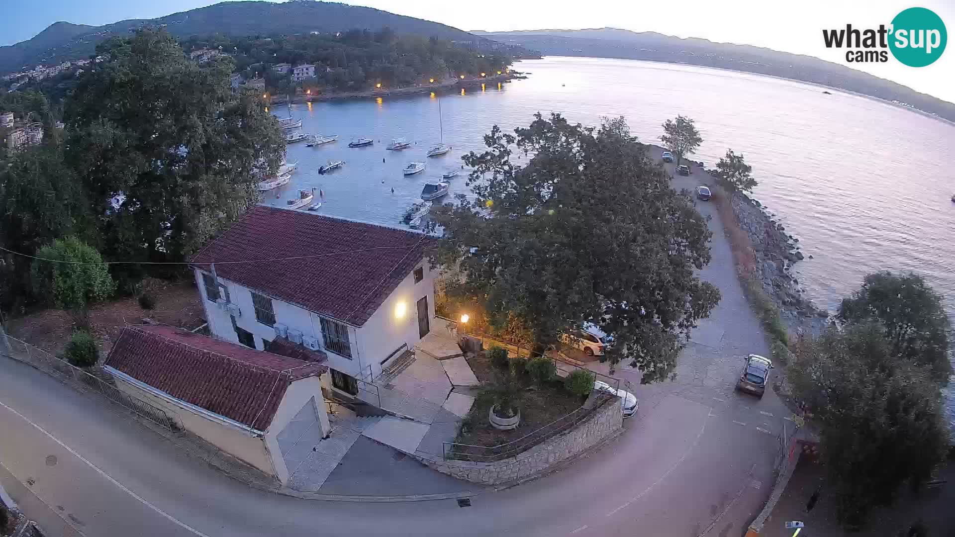 Webcam port d’Ika – Vue en direct et lumières d’Opatija