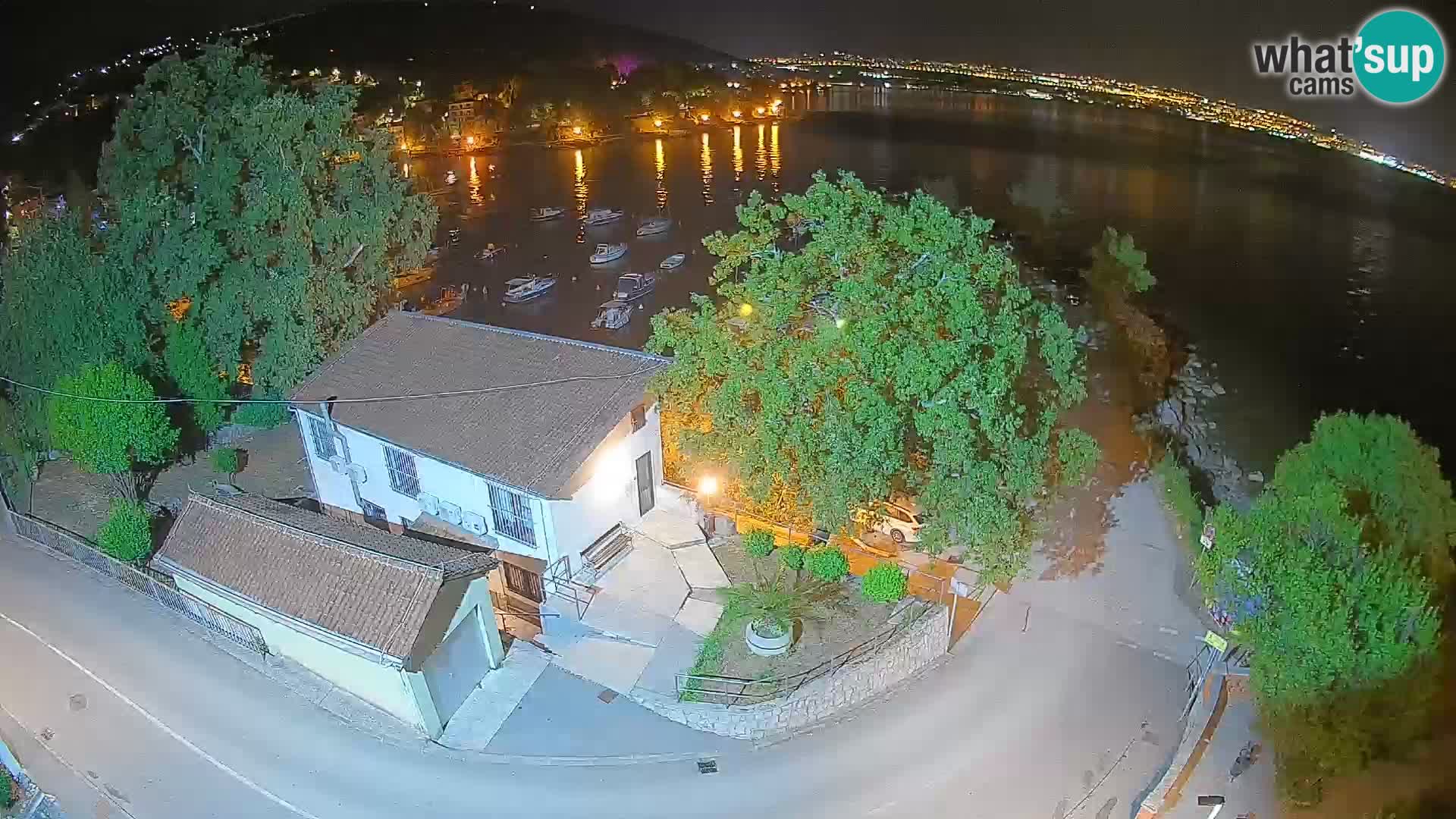 Webcam Ika Hafen – LIVE Blick auf den Hafen und die Lichter von Opatija