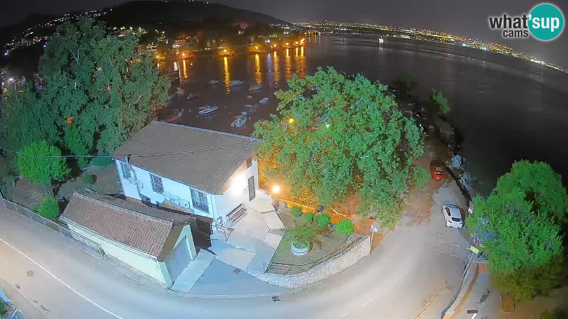 Webcam Ika Hafen – LIVE Blick auf den Hafen und die Lichter von Opatija