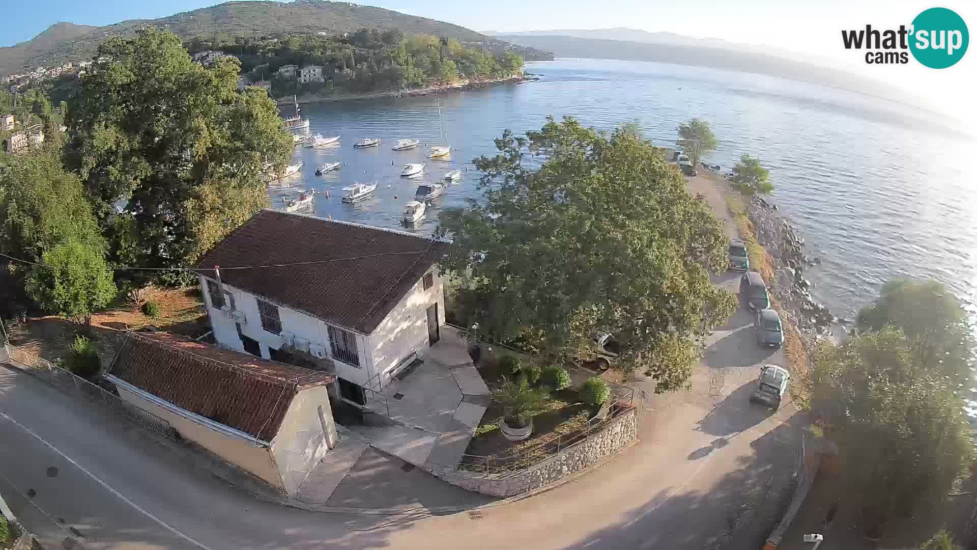 Webcam port d’Ika – Vue en direct et lumières d’Opatija