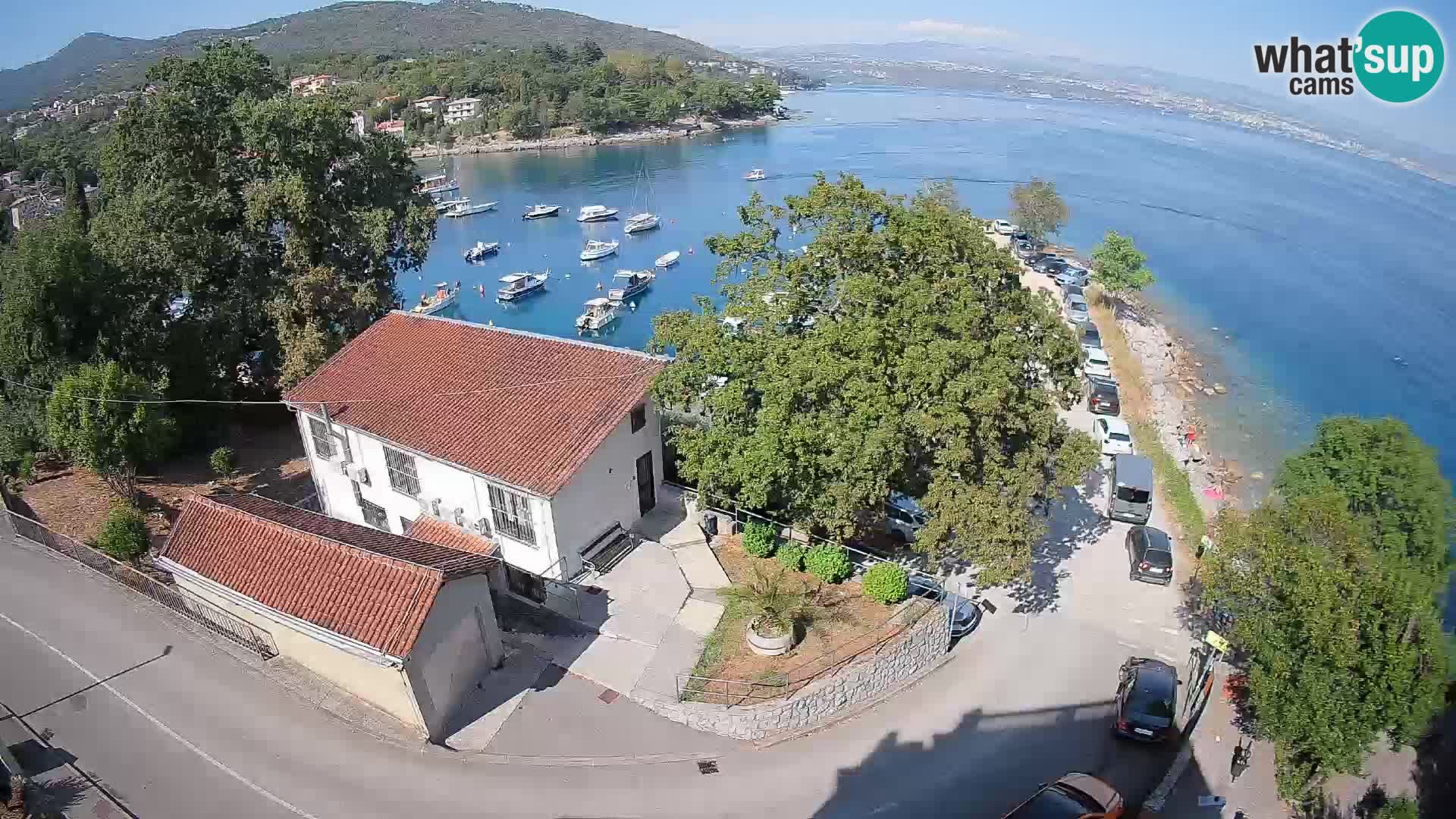 Webcam Ika Hafen – LIVE Blick auf den Hafen und die Lichter von Opatija