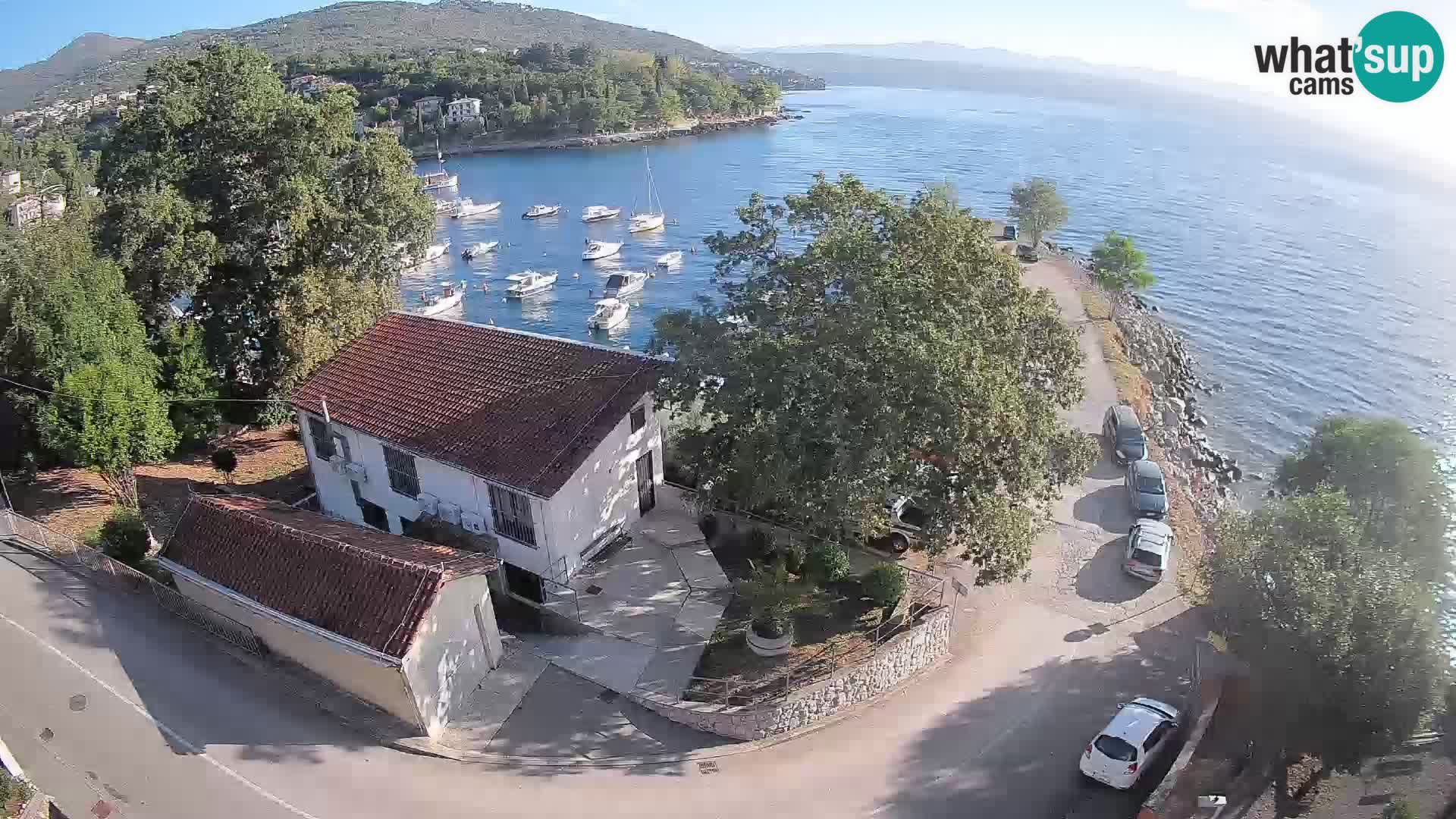 Webcam port d’Ika – Vue en direct et lumières d’Opatija