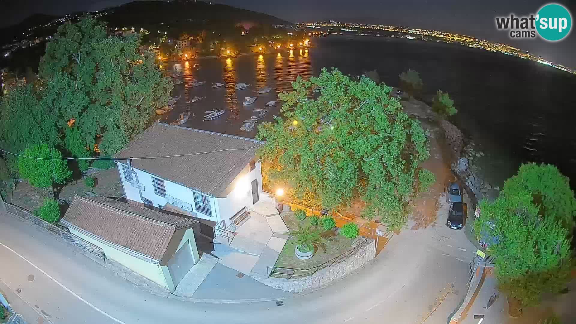 Webcam Ika Hafen – LIVE Blick auf den Hafen und die Lichter von Opatija