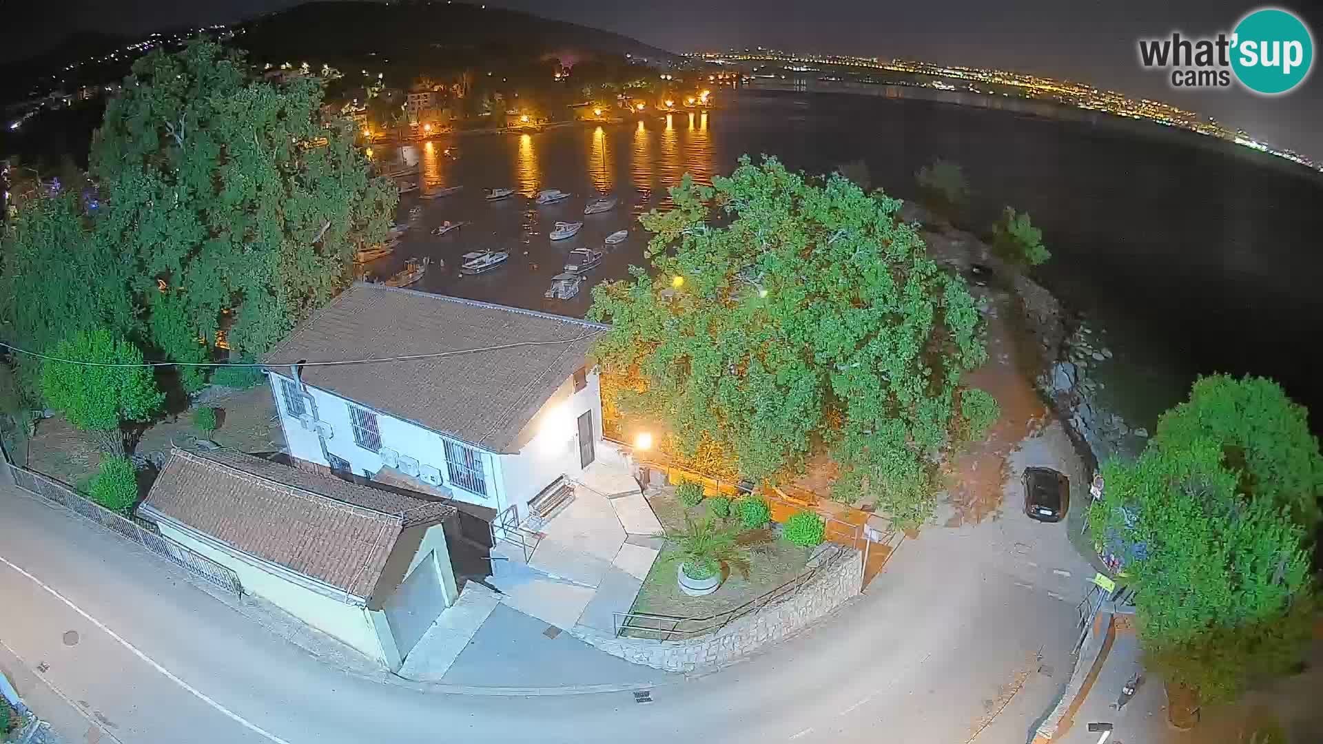 Webcam port d’Ika – Vue en direct et lumières d’Opatija