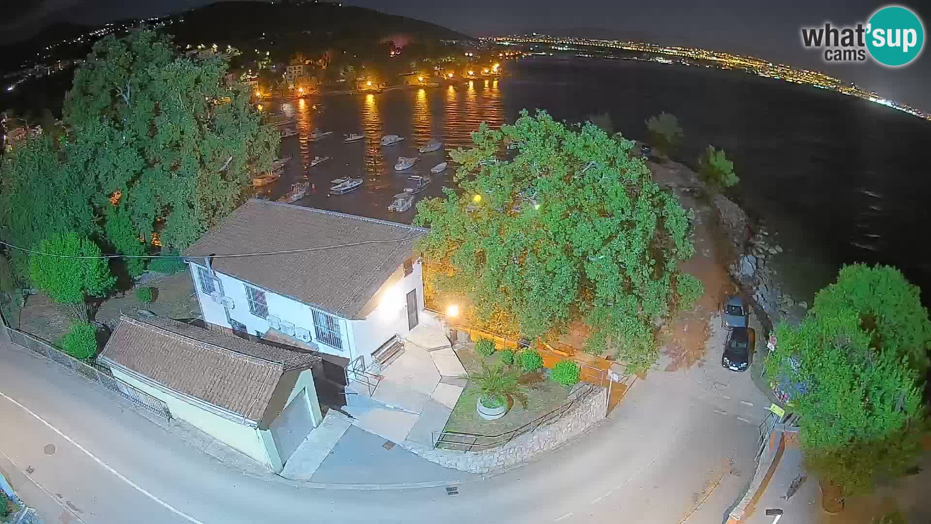 Webcam Ika Hafen – LIVE Blick auf den Hafen und die Lichter von Opatija