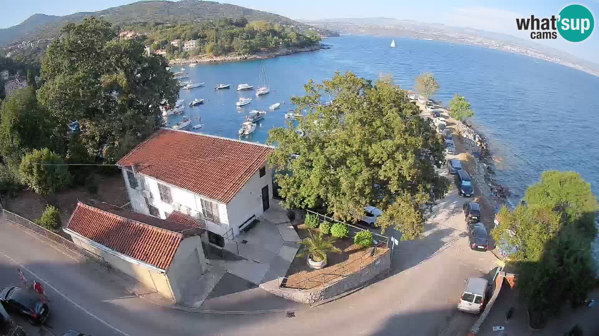Webcam porto Ika – Vista LIVE sul porto e le luci di Opatija