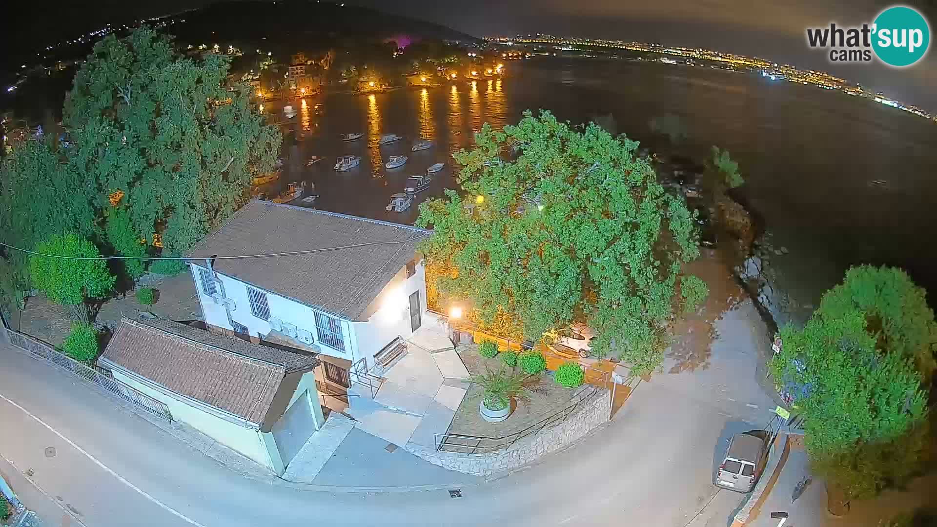 Webcam Ika Hafen – LIVE Blick auf den Hafen und die Lichter von Opatija