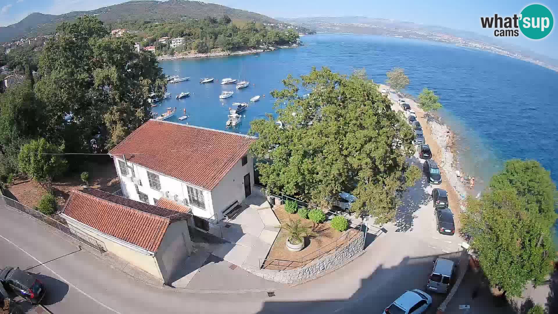 Webcam port d’Ika – Vue en direct et lumières d’Opatija