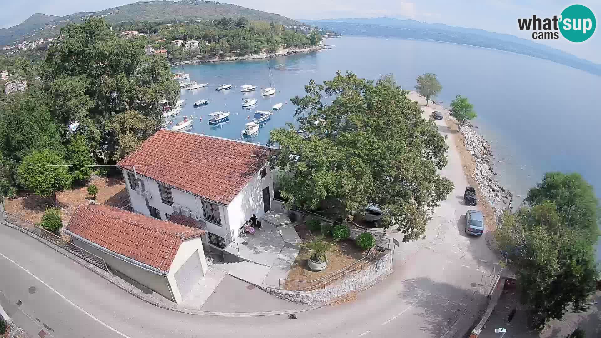 Webcam port d’Ika – Vue en direct et lumières d’Opatija