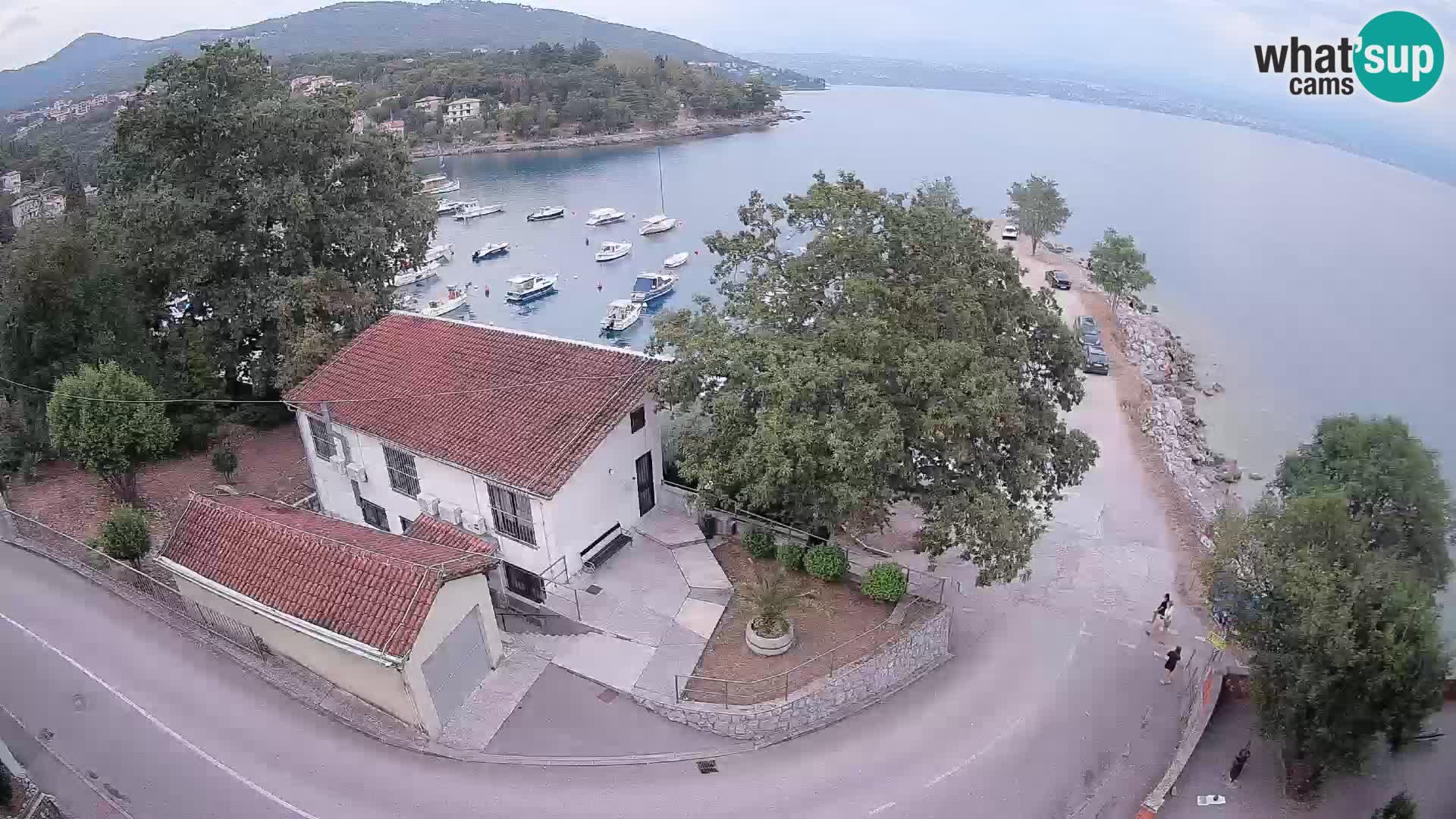 Ika Harbor Webcam – LIVE View of the Harbor and Opatija Lights