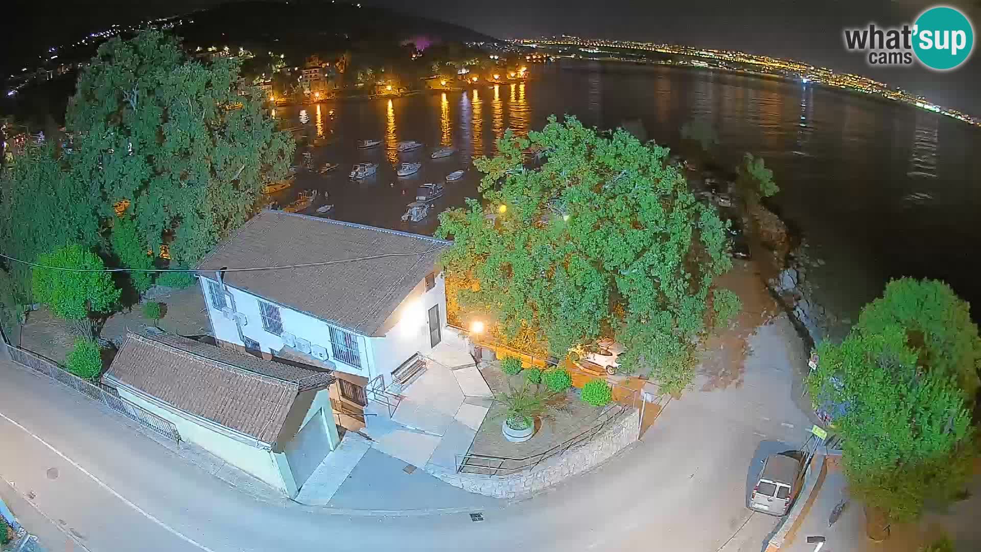 Webcam Ika Hafen – LIVE Blick auf den Hafen und die Lichter von Opatija