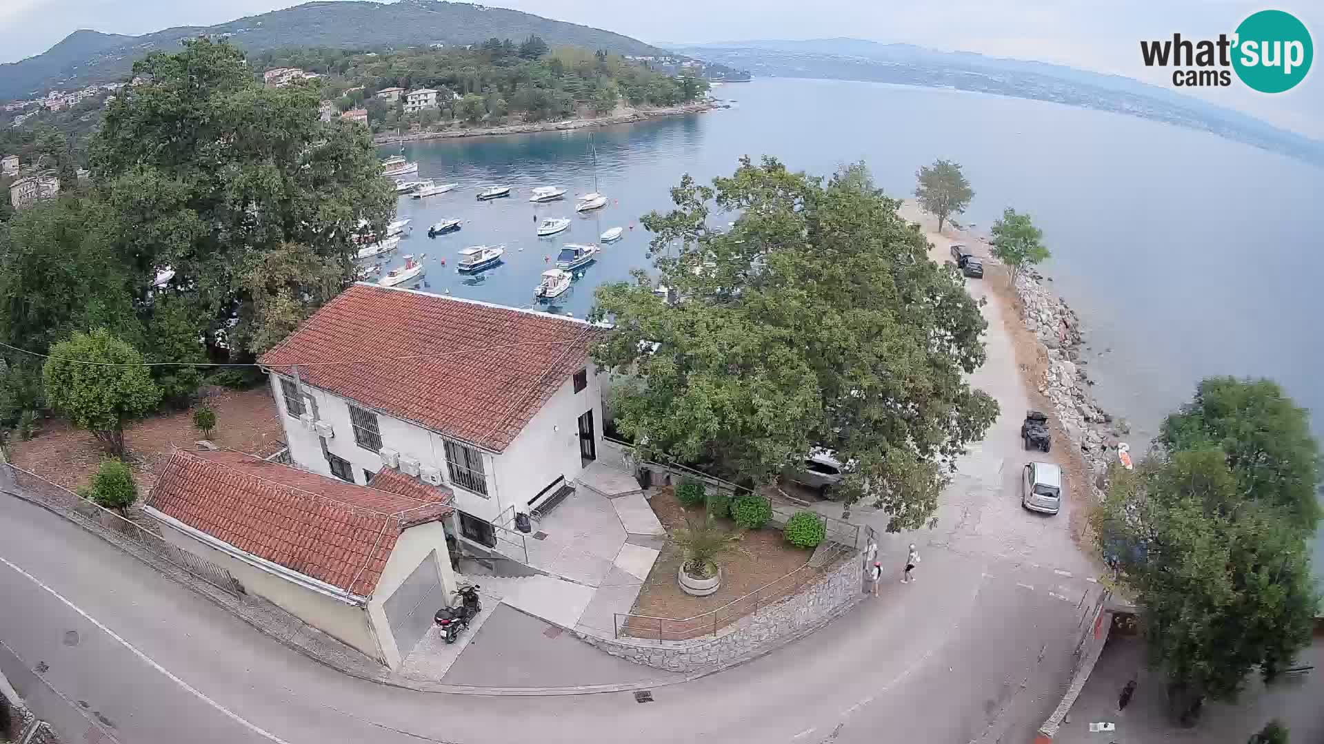 Webcam porto Ika – Vista LIVE sul porto e le luci di Opatija