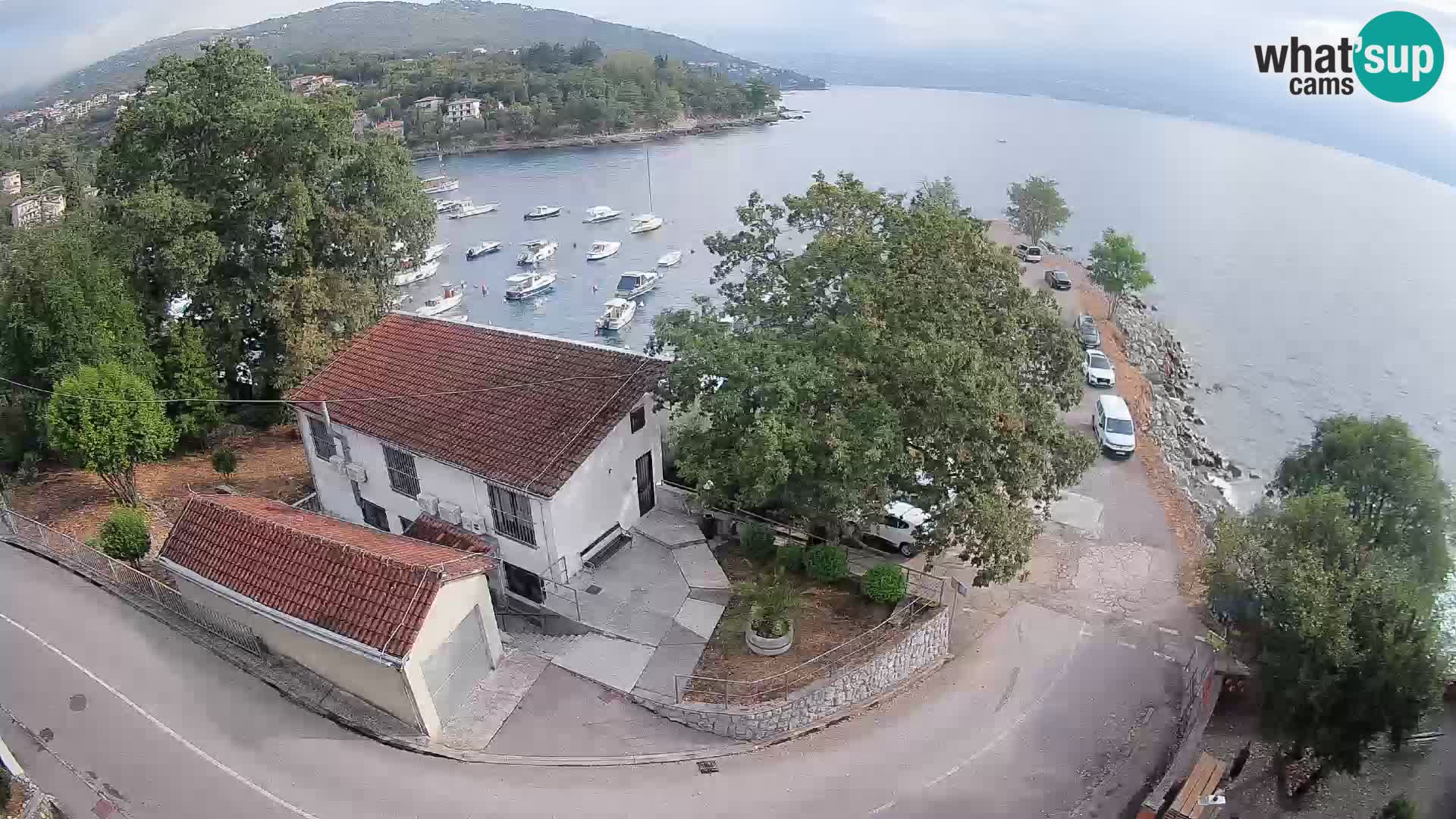 Webcam porto Ika – Vista LIVE sul porto e le luci di Opatija