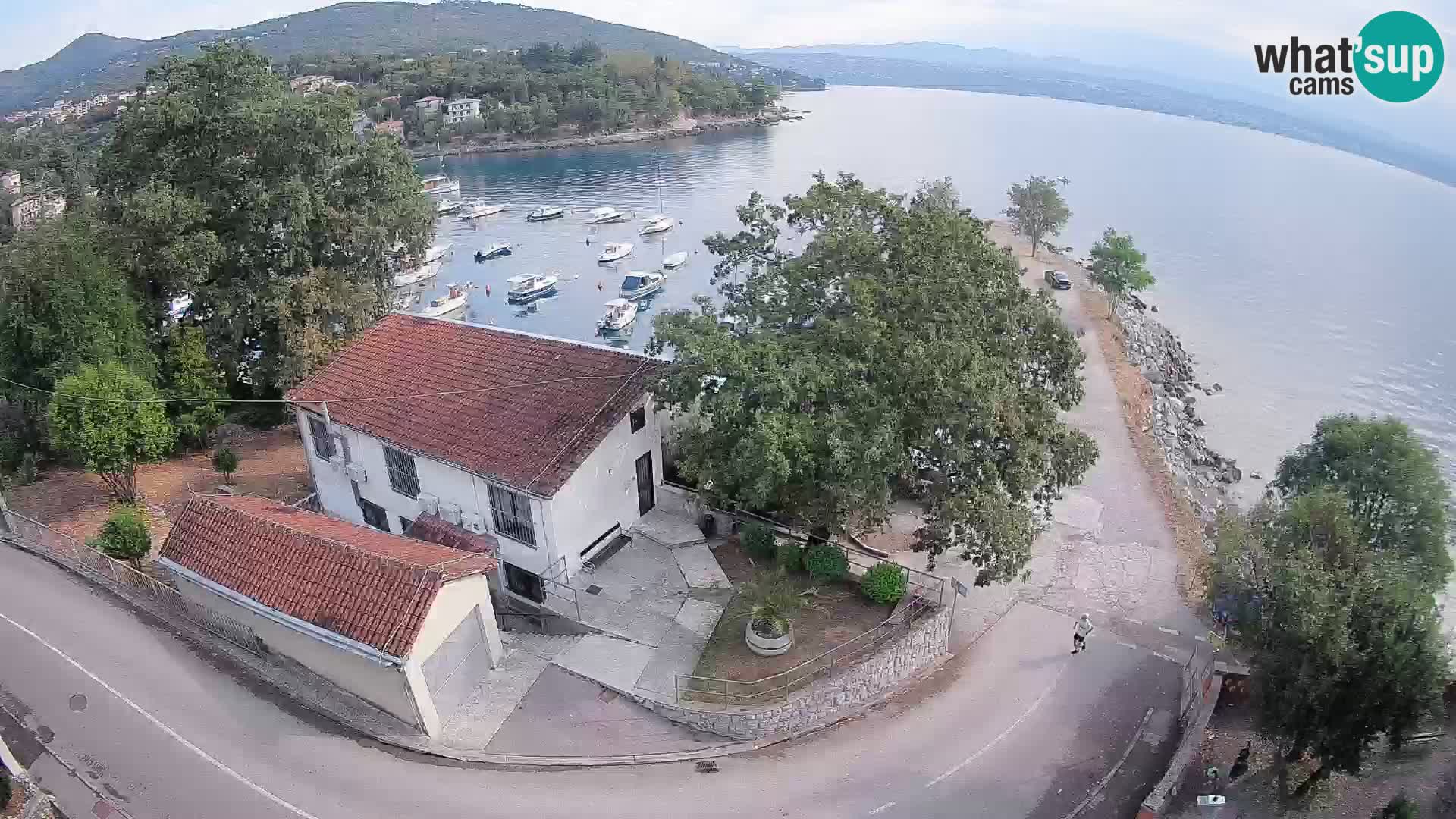 Webcam Ika Hafen – LIVE Blick auf den Hafen und die Lichter von Opatija