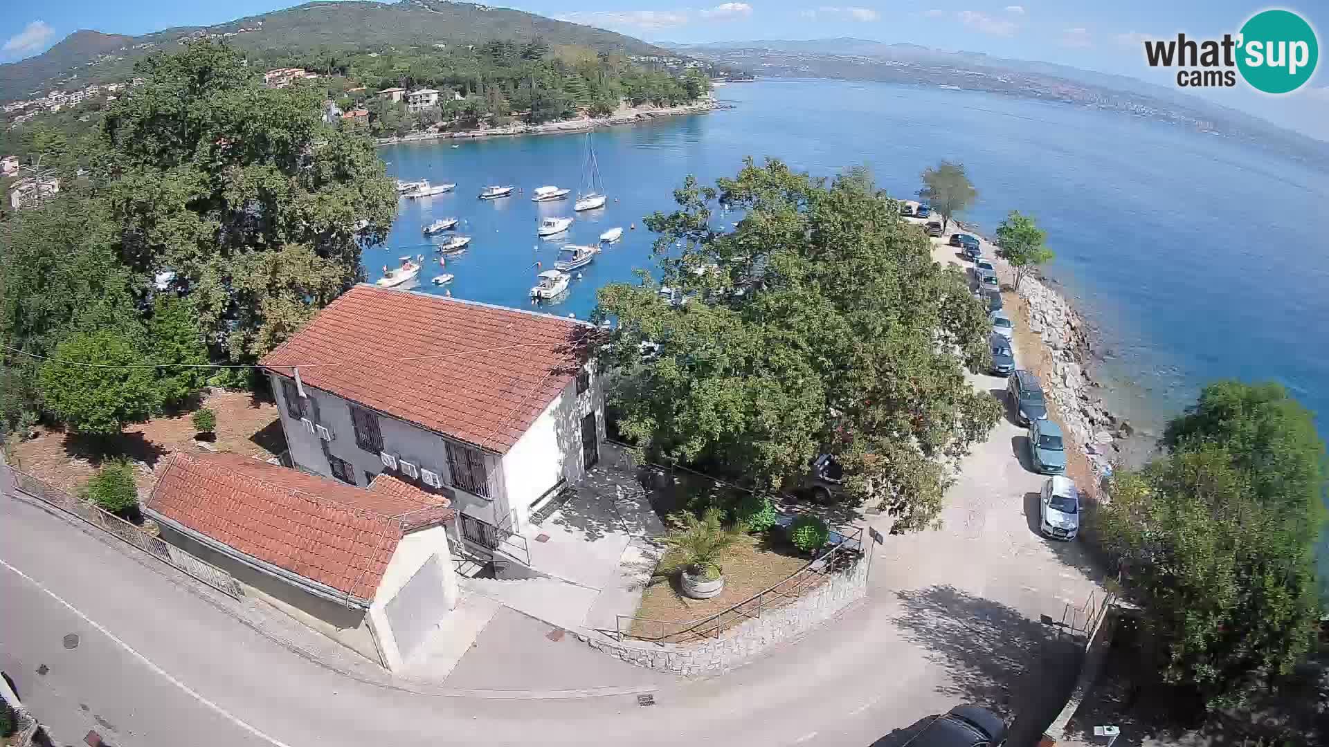 Webcam porto Ika – Vista LIVE sul porto e le luci di Opatija
