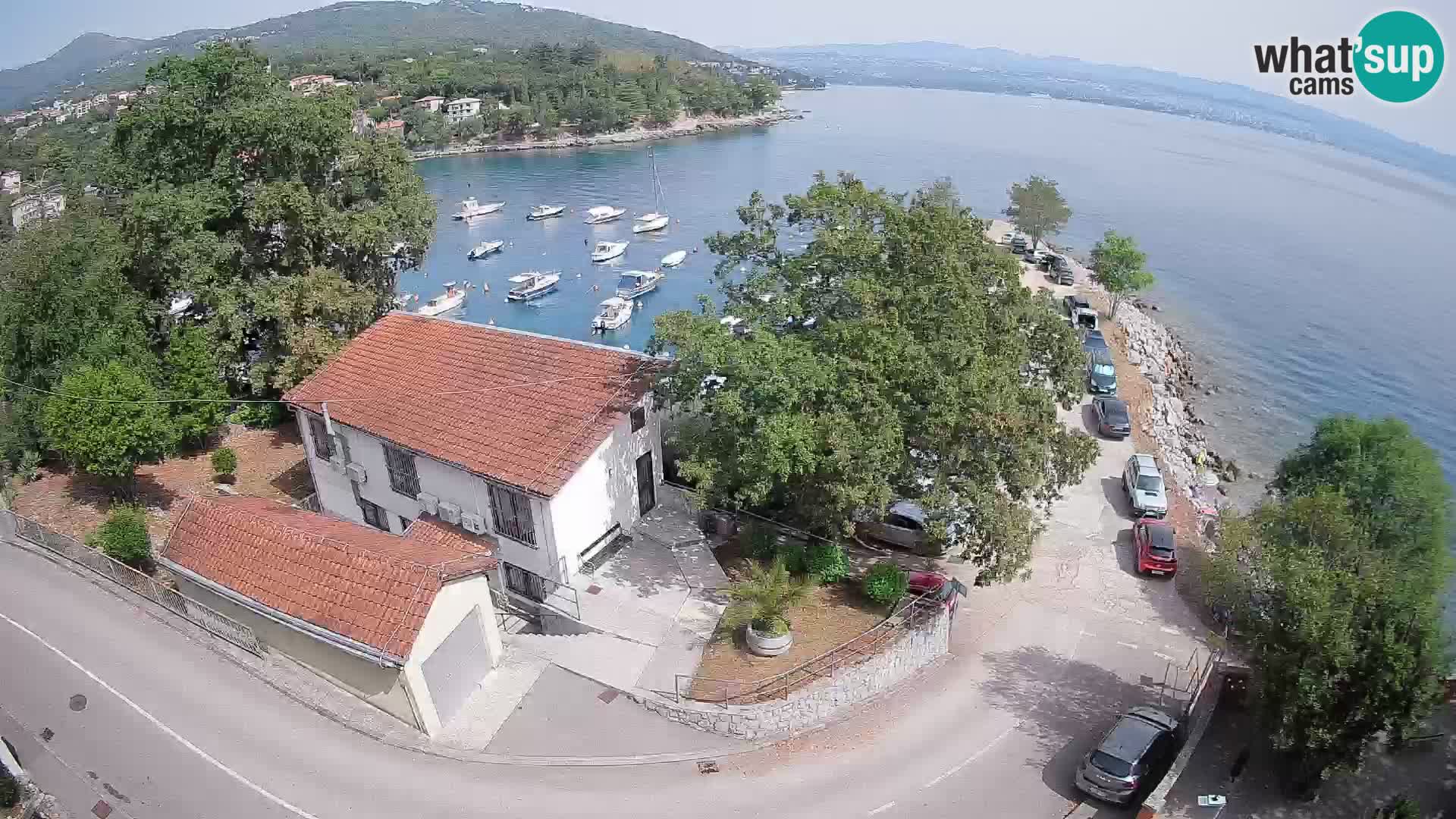 Webcam port d’Ika – Vue en direct et lumières d’Opatija