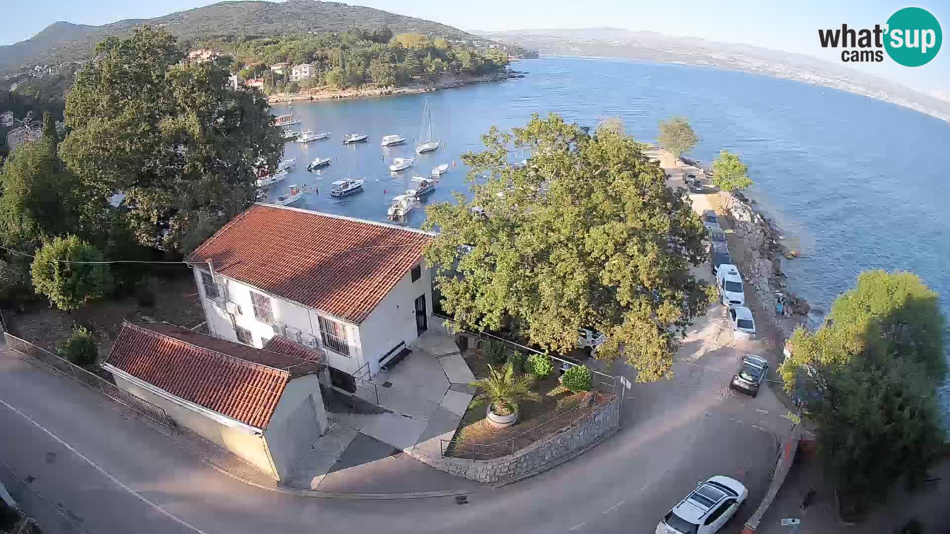 Webcam port d’Ika – Vue en direct et lumières d’Opatija