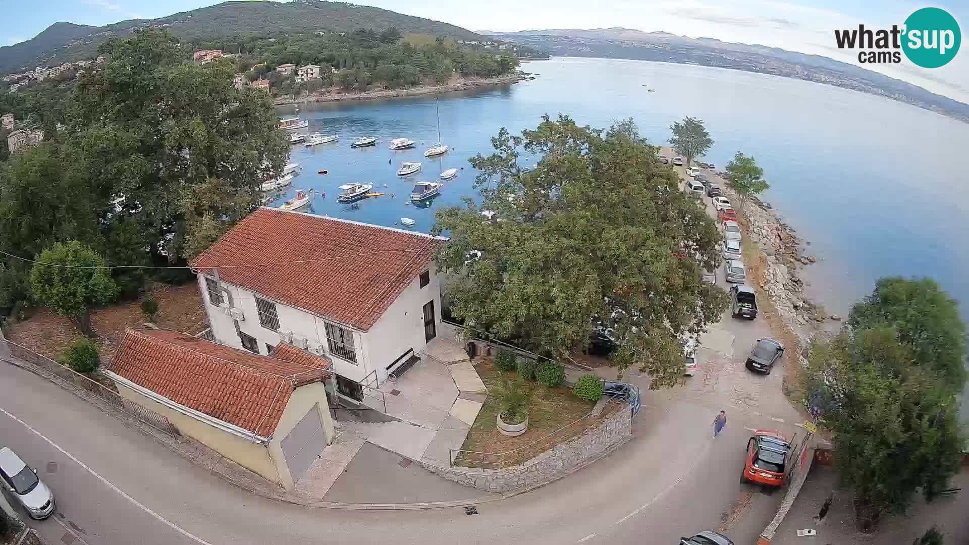 Webcam porto Ika – Vista LIVE sul porto e le luci di Opatija