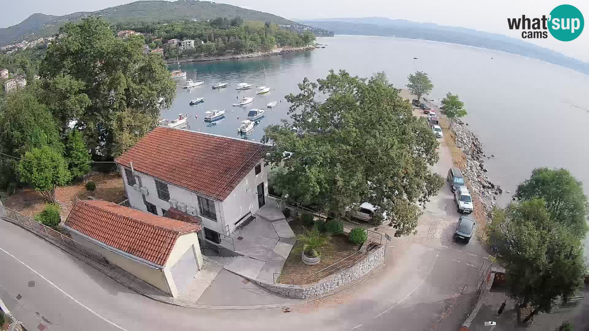 Ika Harbor Webcam – LIVE View of the Harbor and Opatija Lights