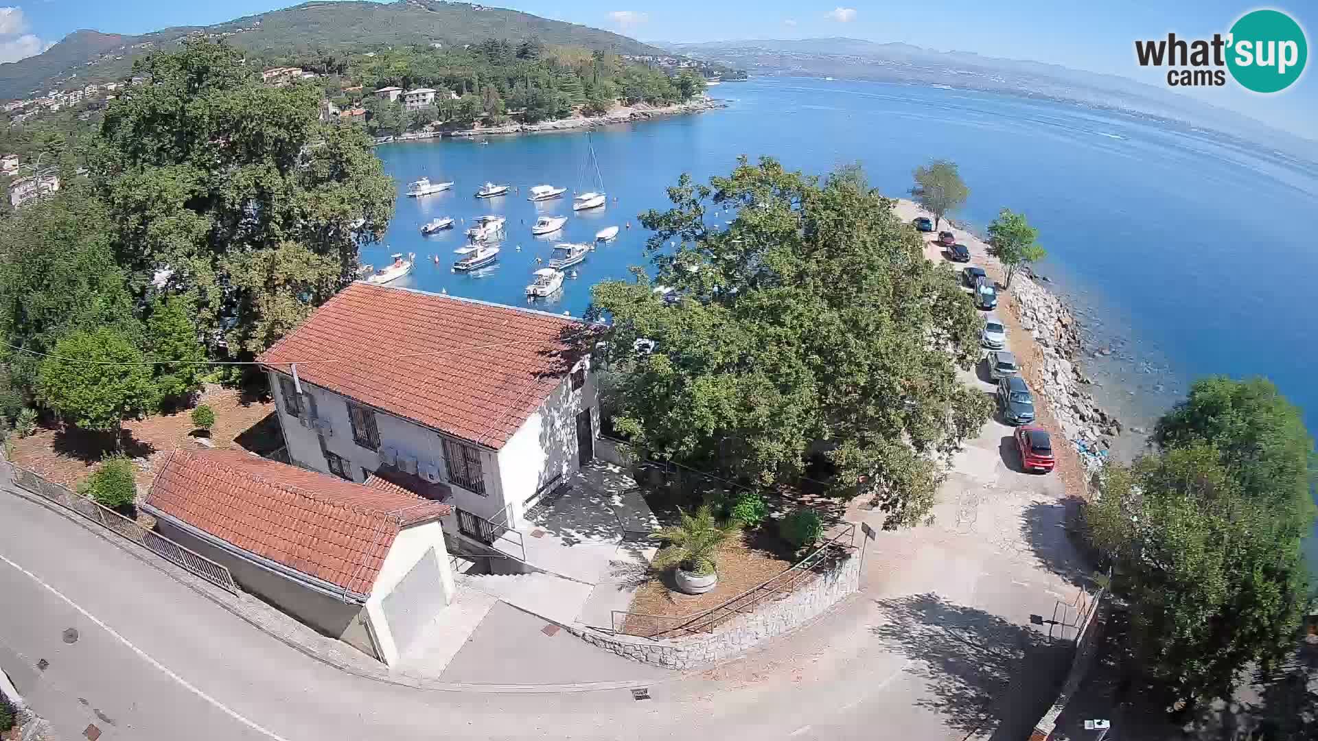 Webcam Ika Hafen – LIVE Blick auf den Hafen und die Lichter von Opatija