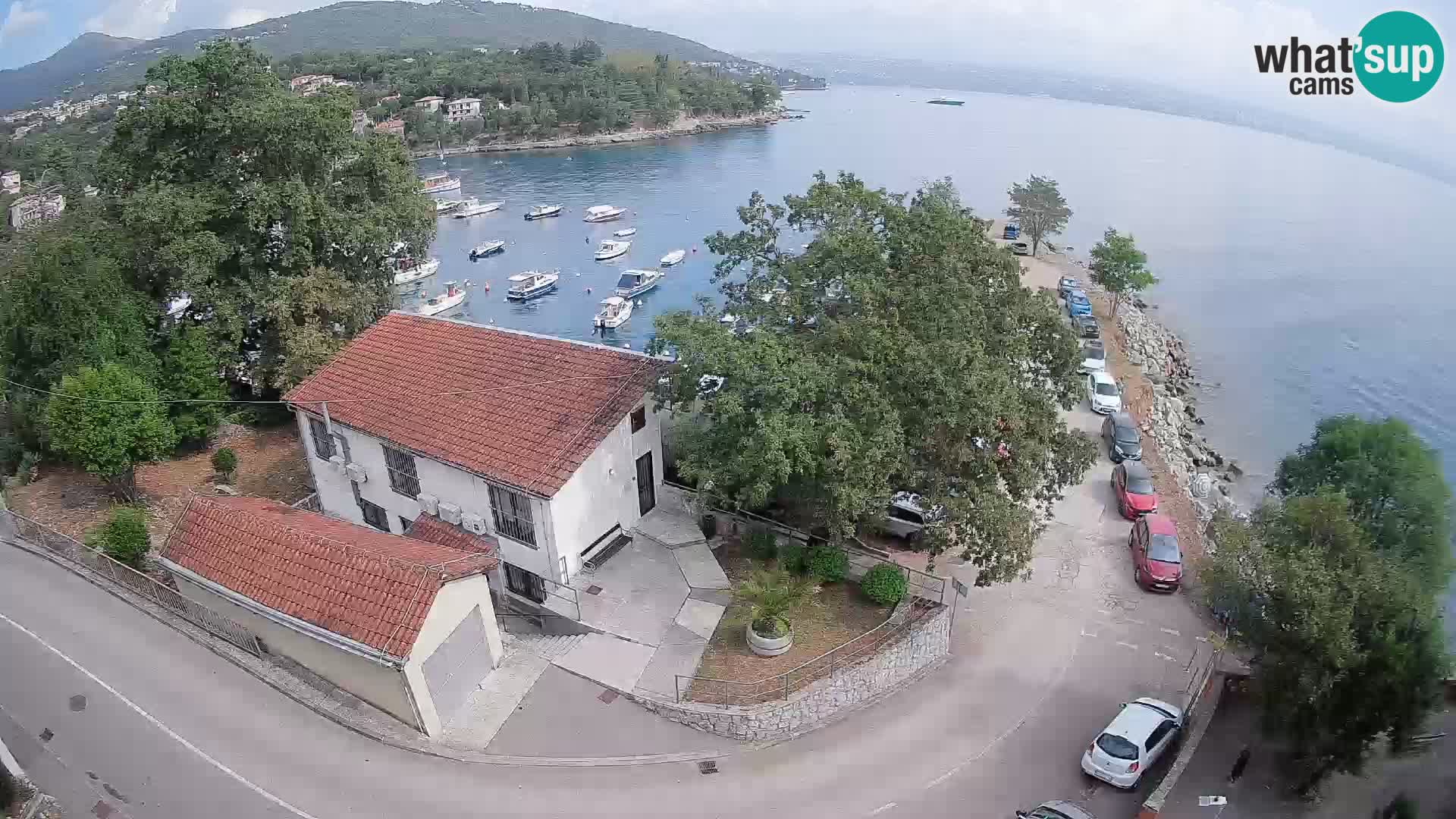 Webcam porto Ika – Vista LIVE sul porto e le luci di Opatija