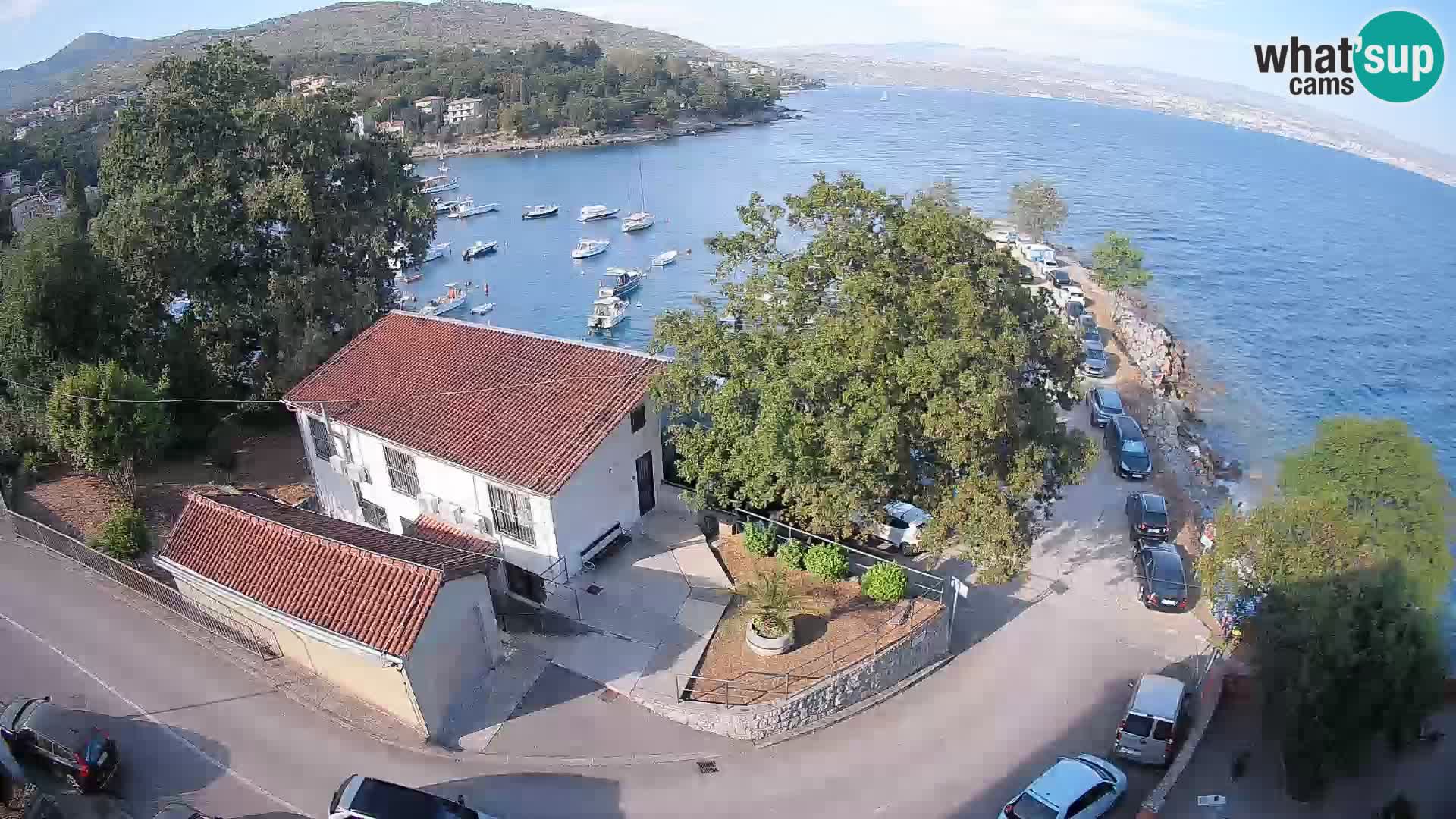 Webcam port d’Ika – Vue en direct et lumières d’Opatija