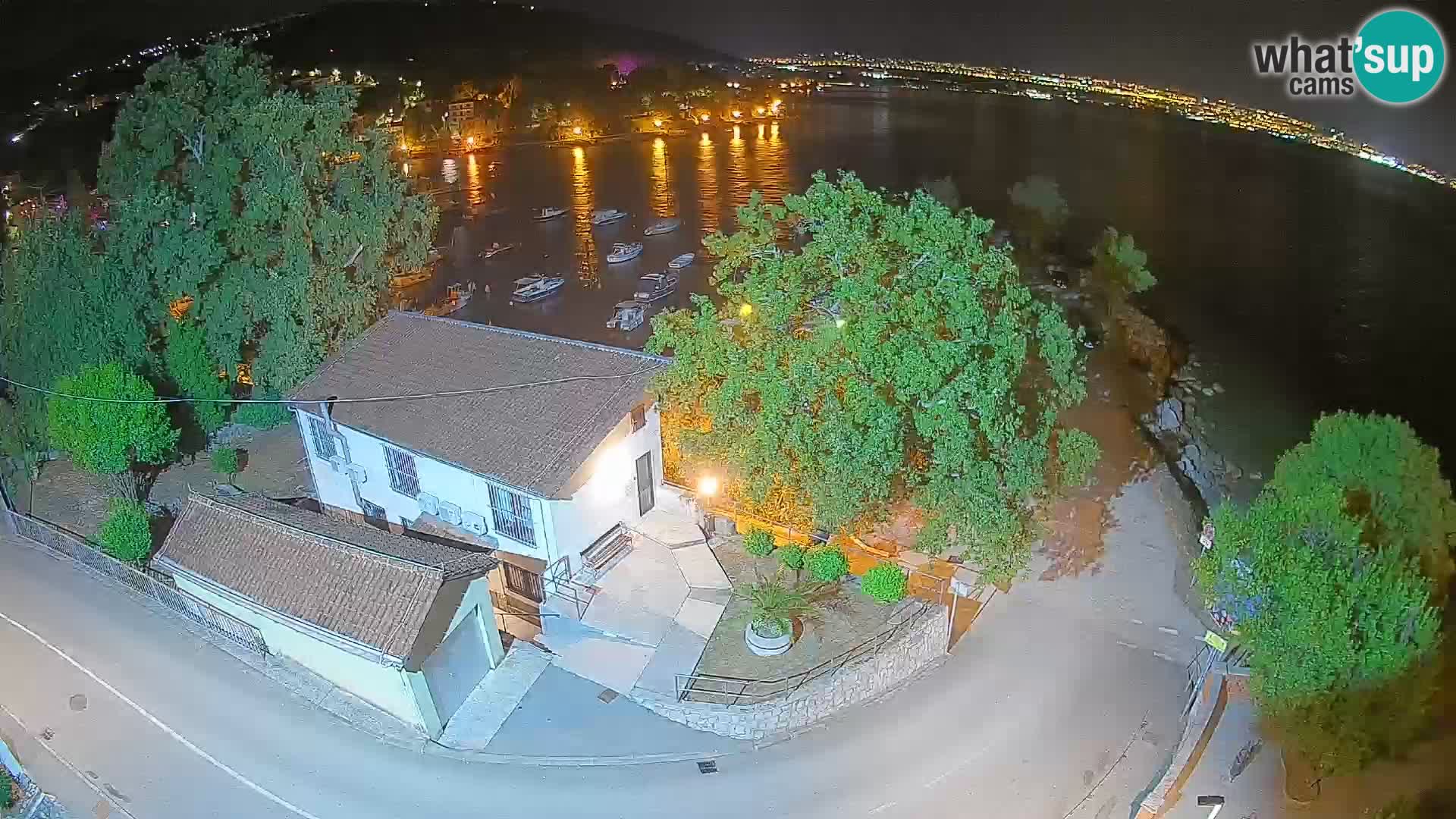 Webcam Ika Hafen – LIVE Blick auf den Hafen und die Lichter von Opatija