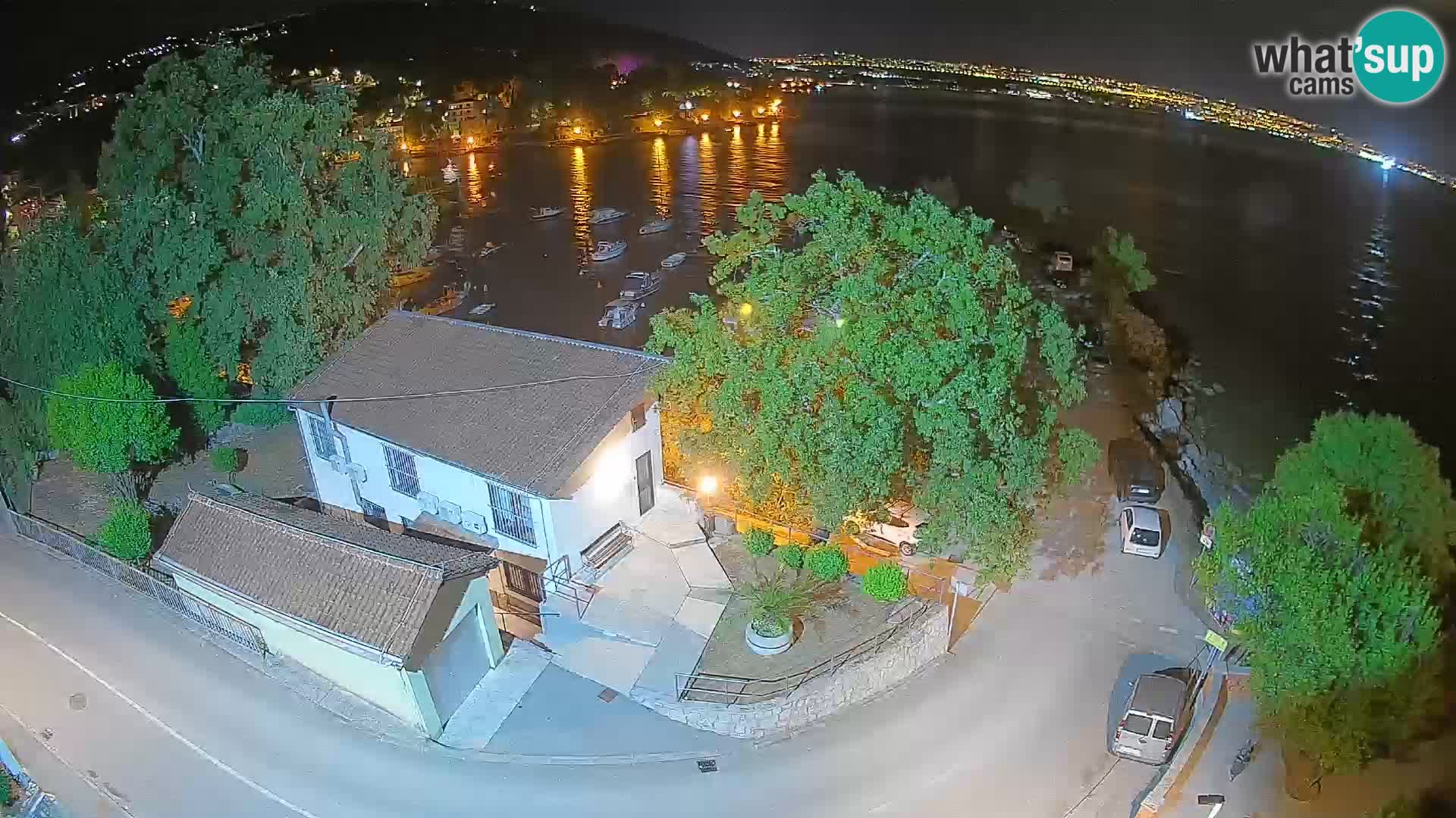 Webcam Ika Hafen – LIVE Blick auf den Hafen und die Lichter von Opatija