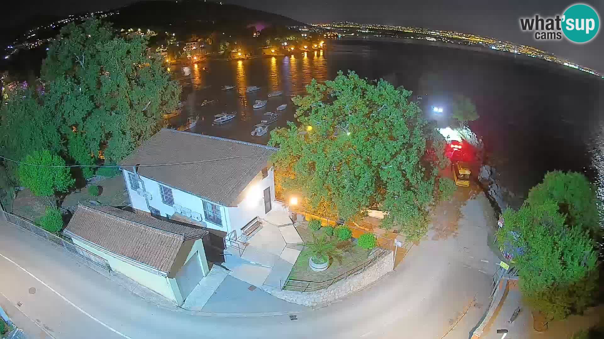 Webcam port d’Ika – Vue en direct et lumières d’Opatija