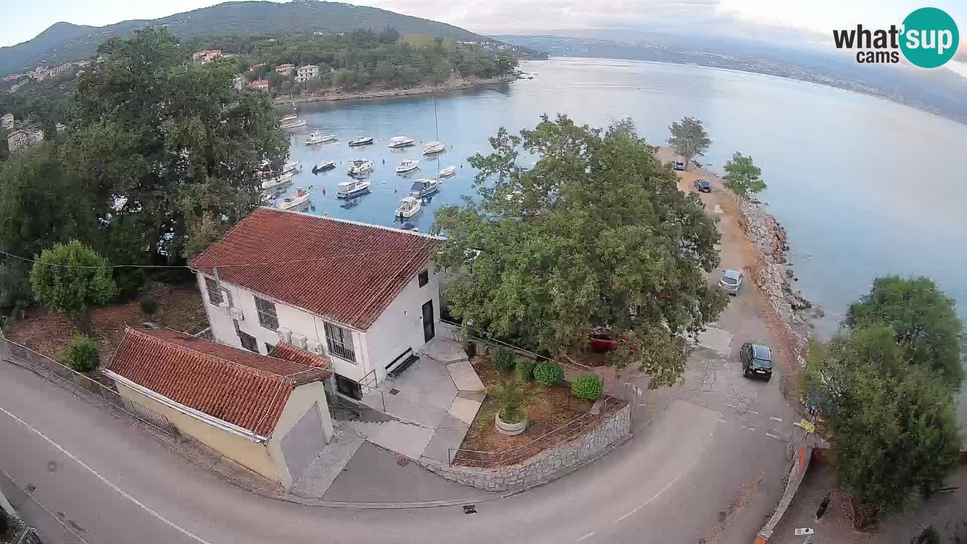 Webcam Ika Hafen – LIVE Blick auf den Hafen und die Lichter von Opatija