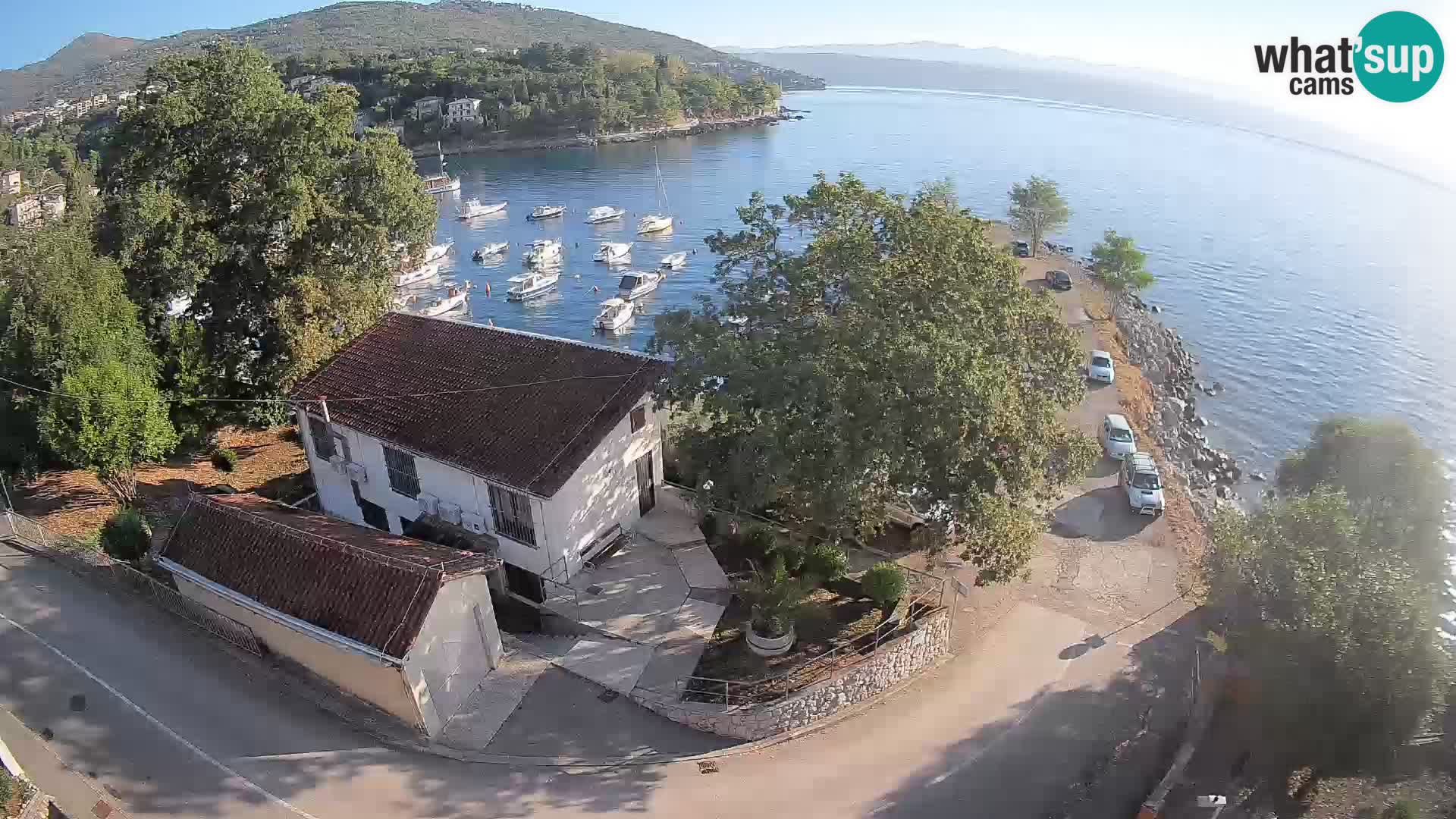Webcam porto Ika – Vista LIVE sul porto e le luci di Opatija