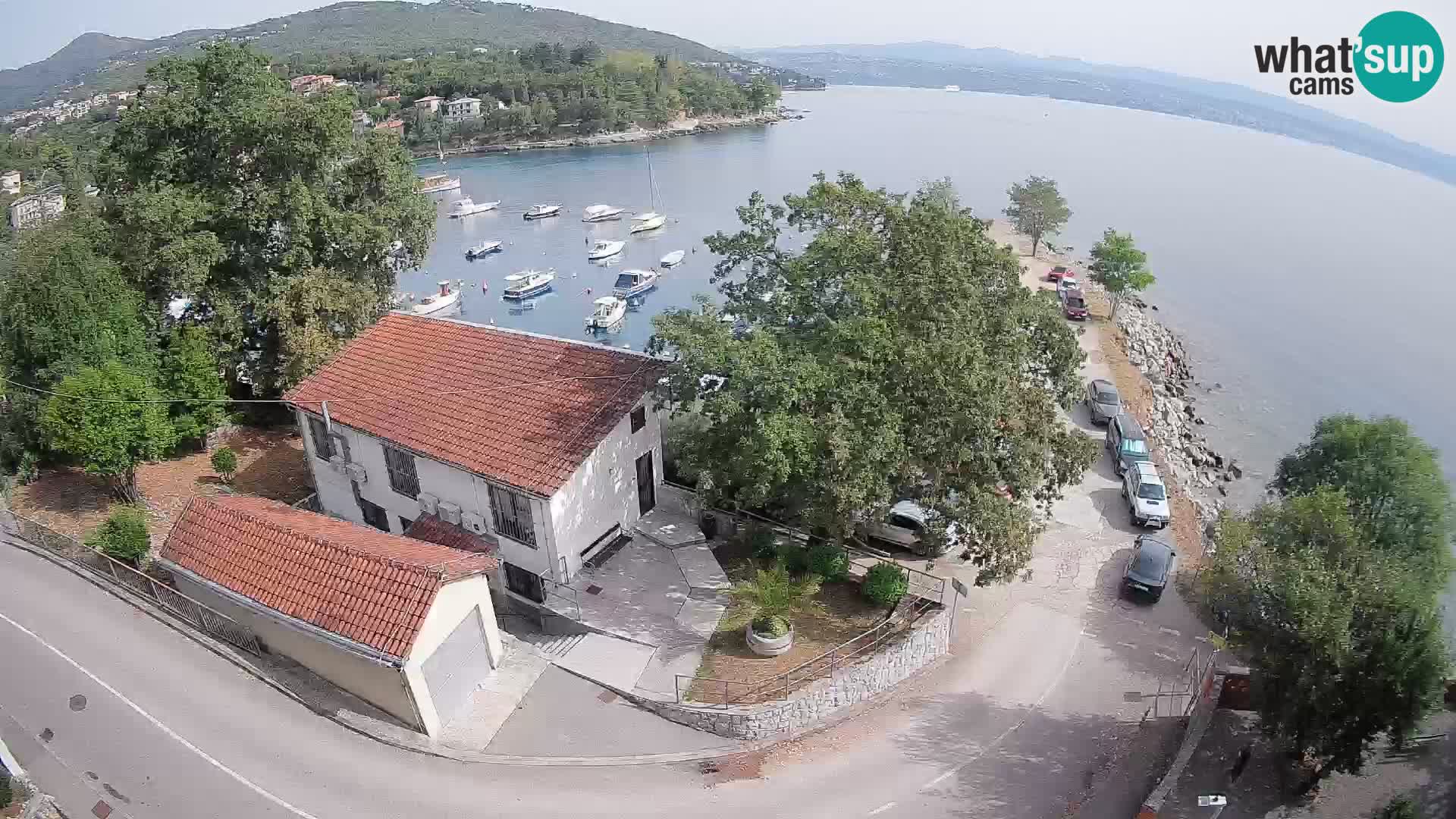 Webcam porto Ika – Vista LIVE sul porto e le luci di Opatija