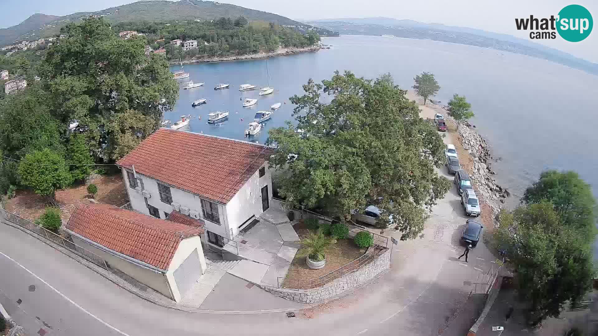 Webcam port d’Ika – Vue en direct et lumières d’Opatija